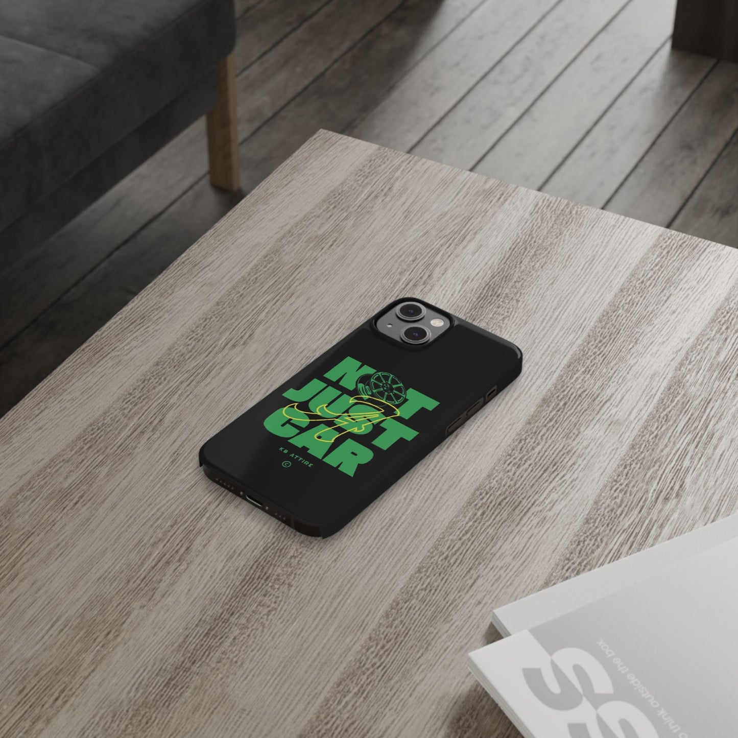 Not Just A Car Slim IPhone Cases (Black)