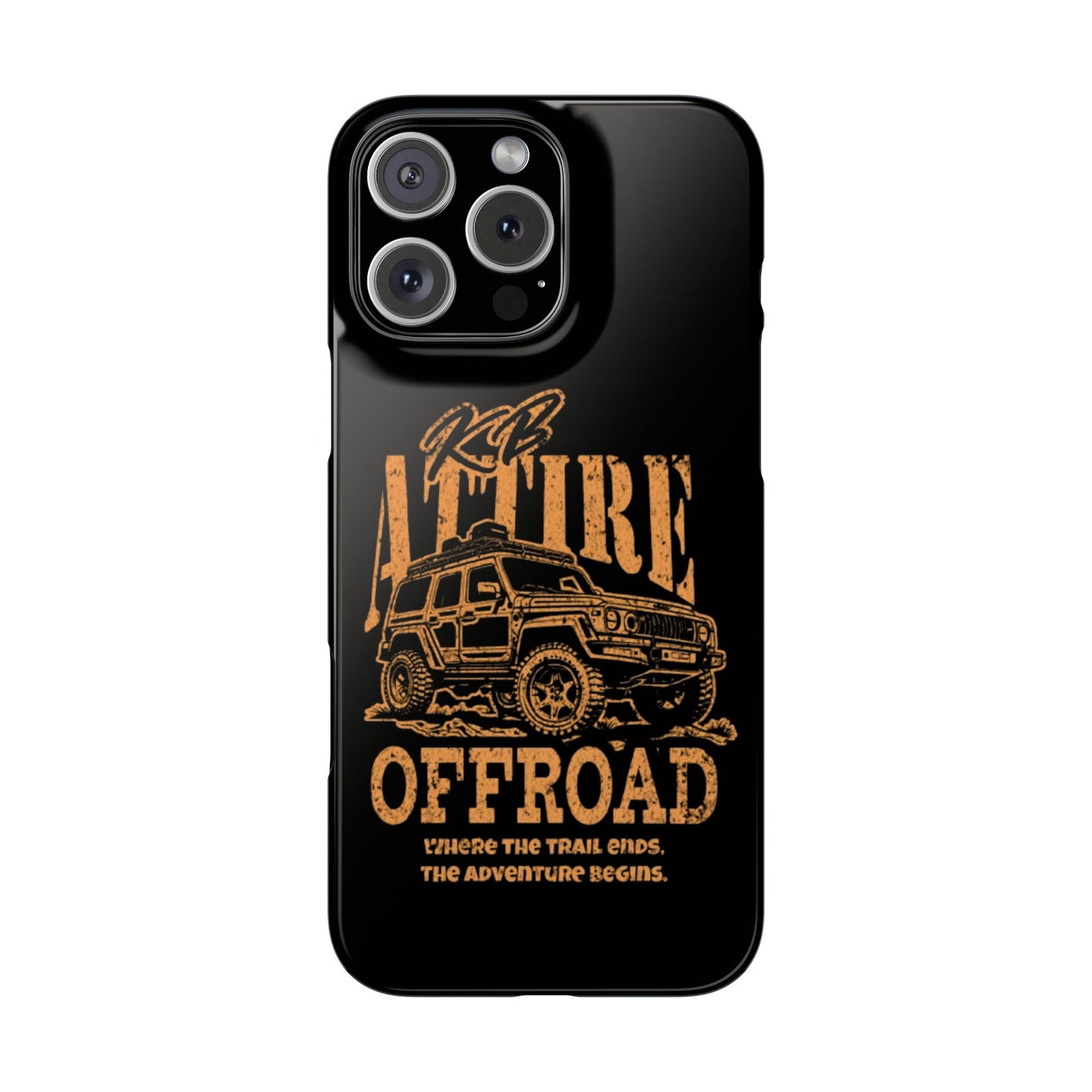 KB Attire Offroad Adventure IPhone Case (Black)
