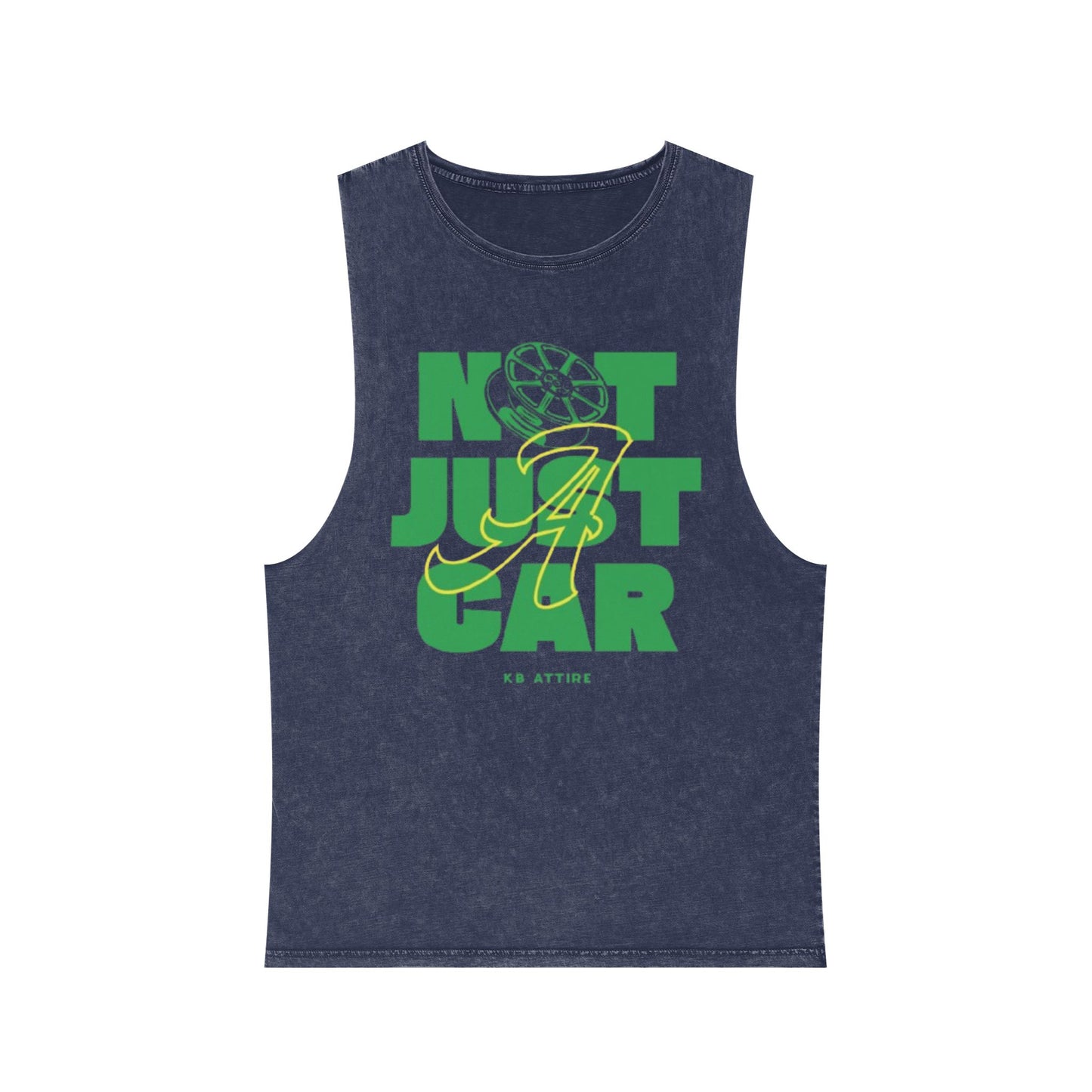 Unisex Stonewash 'Not Just A Car' Tank Top