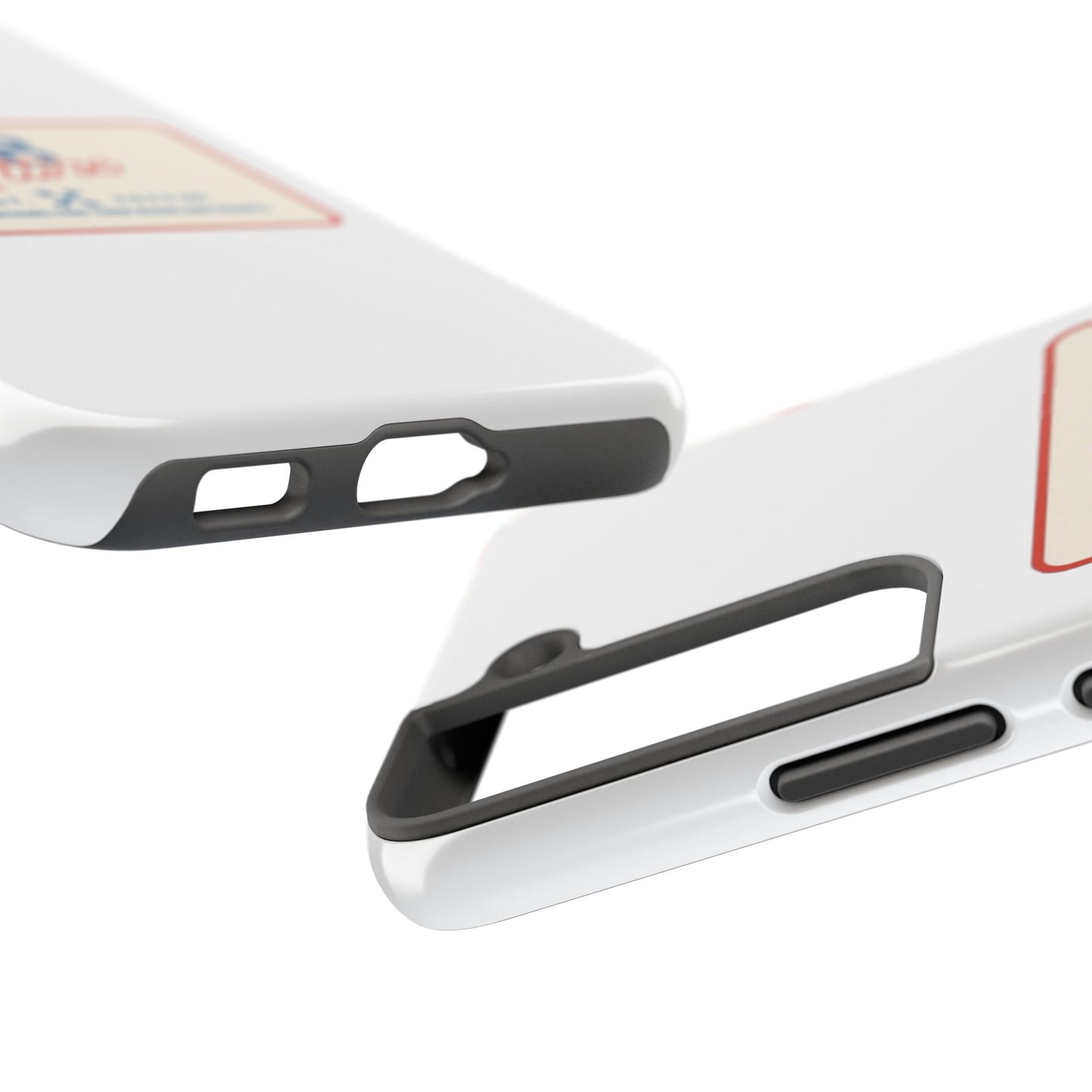 KB Attire 'The Patch' Phone Case (White)
