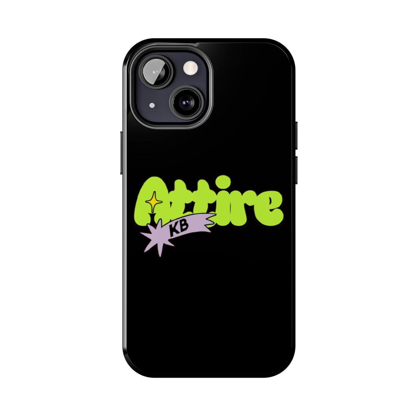 KB Attire Cartoon Phone Case (Black)