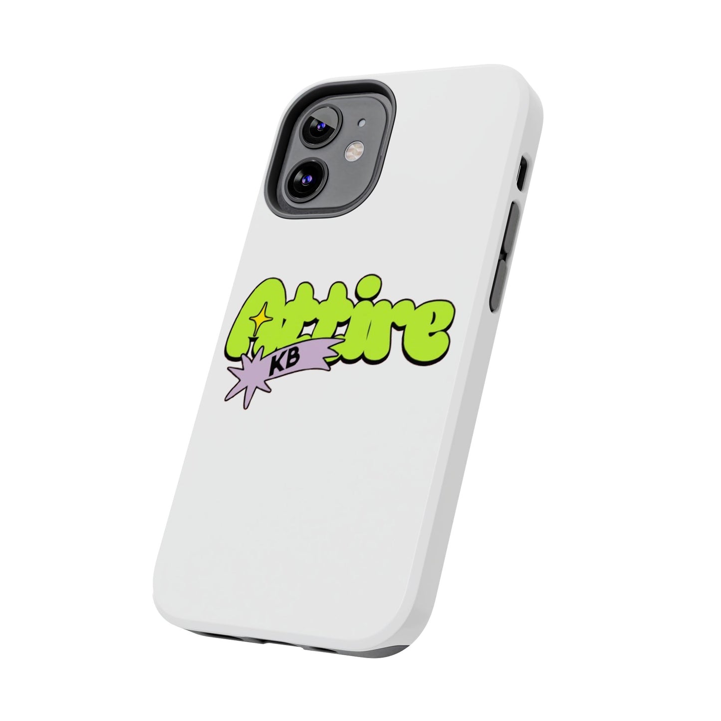KB Attire Cartoon Phone Case (White)