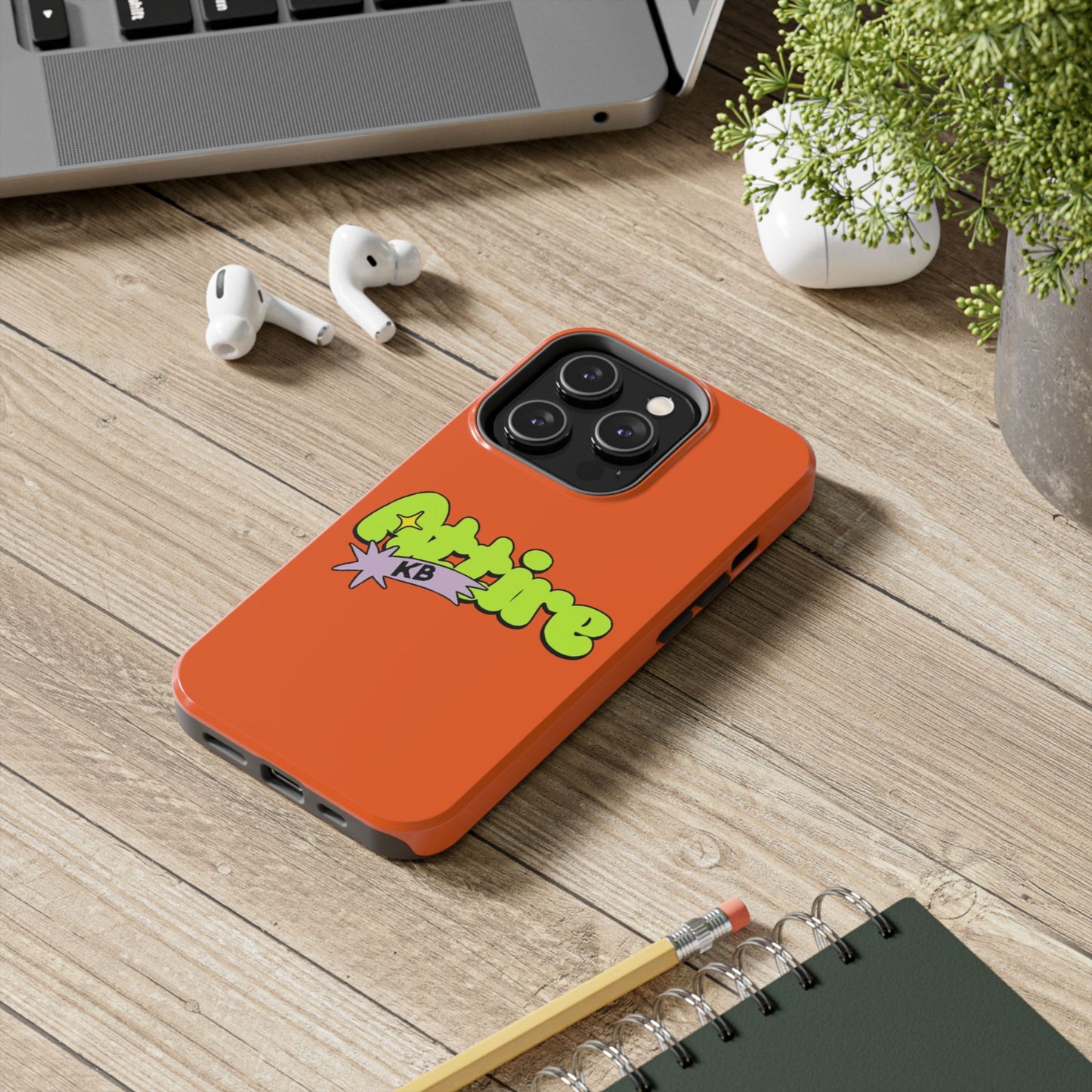 KB Attire Cartoon Phone Case (Orange)