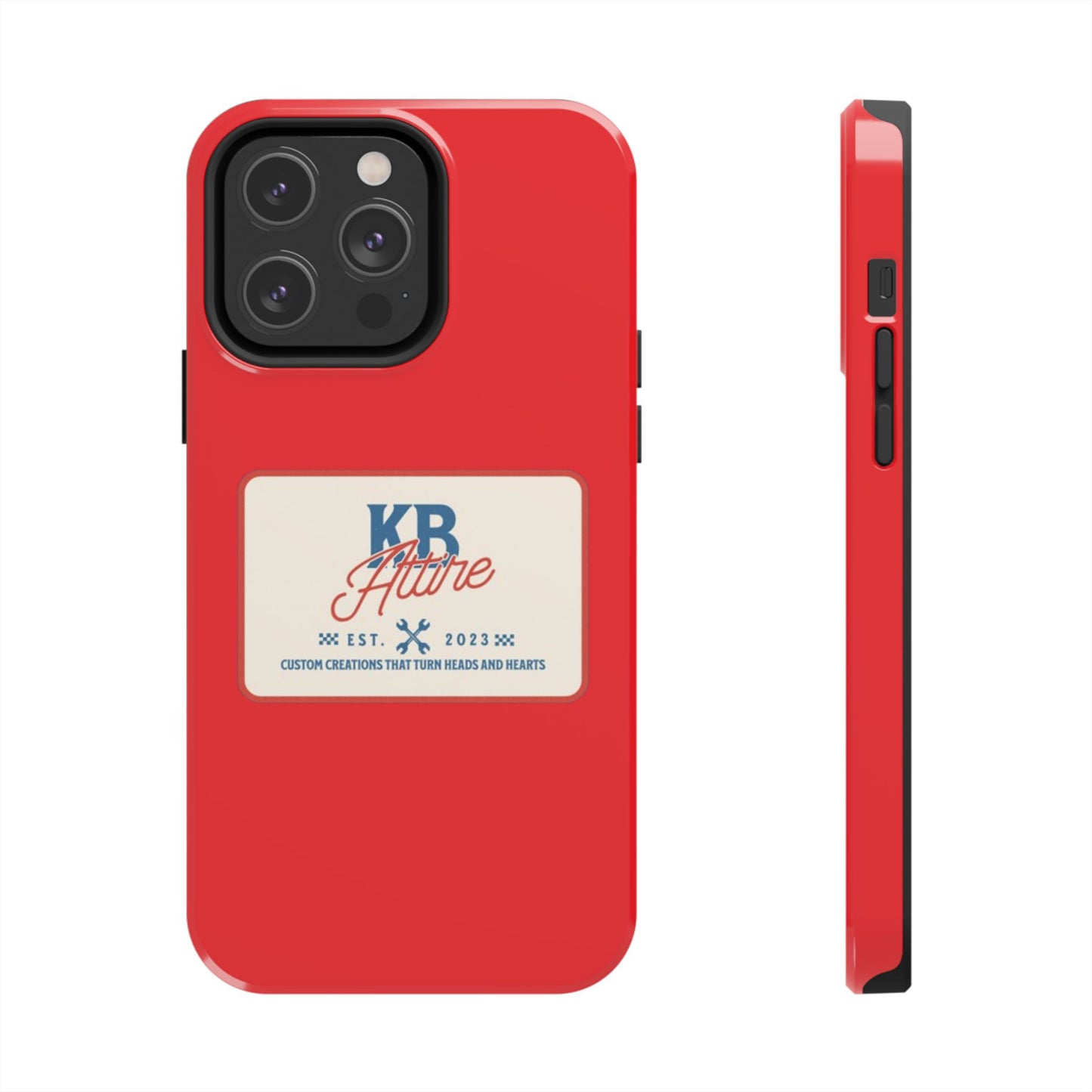 KB Attire 'The Patch' Phone Case (Red)