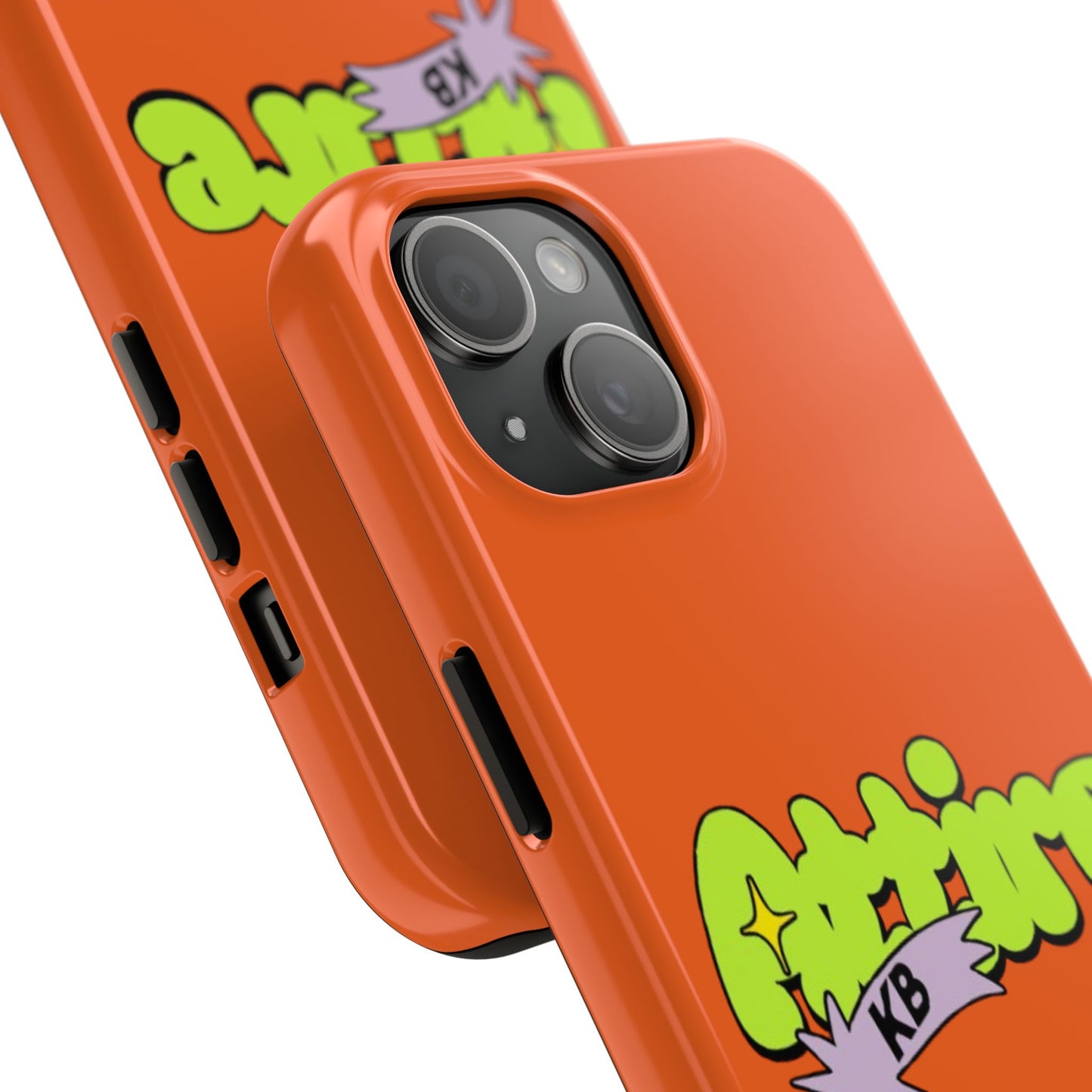 KB Attire Cartoon Phone Case (Orange)