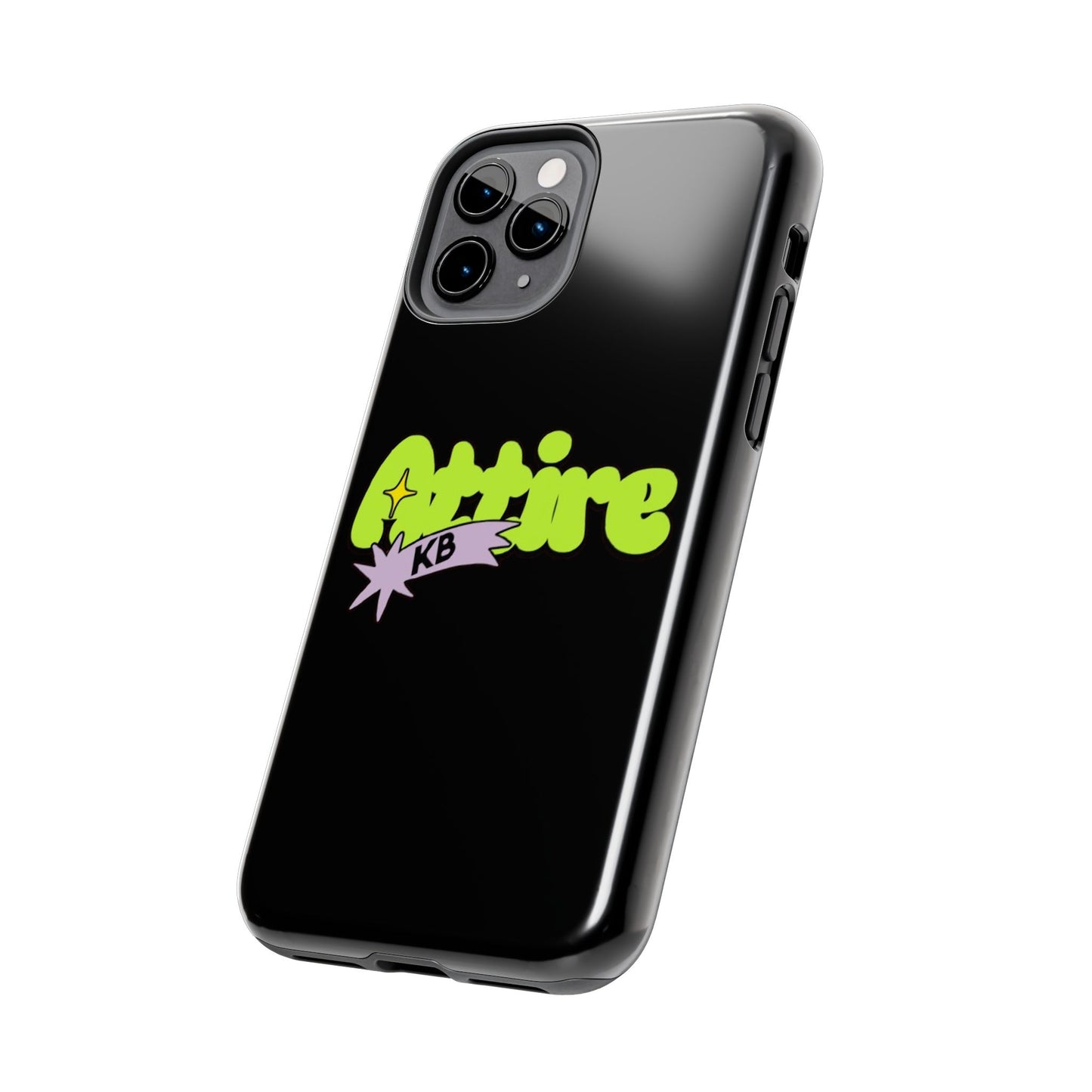 KB Attire Cartoon Phone Case (Black)