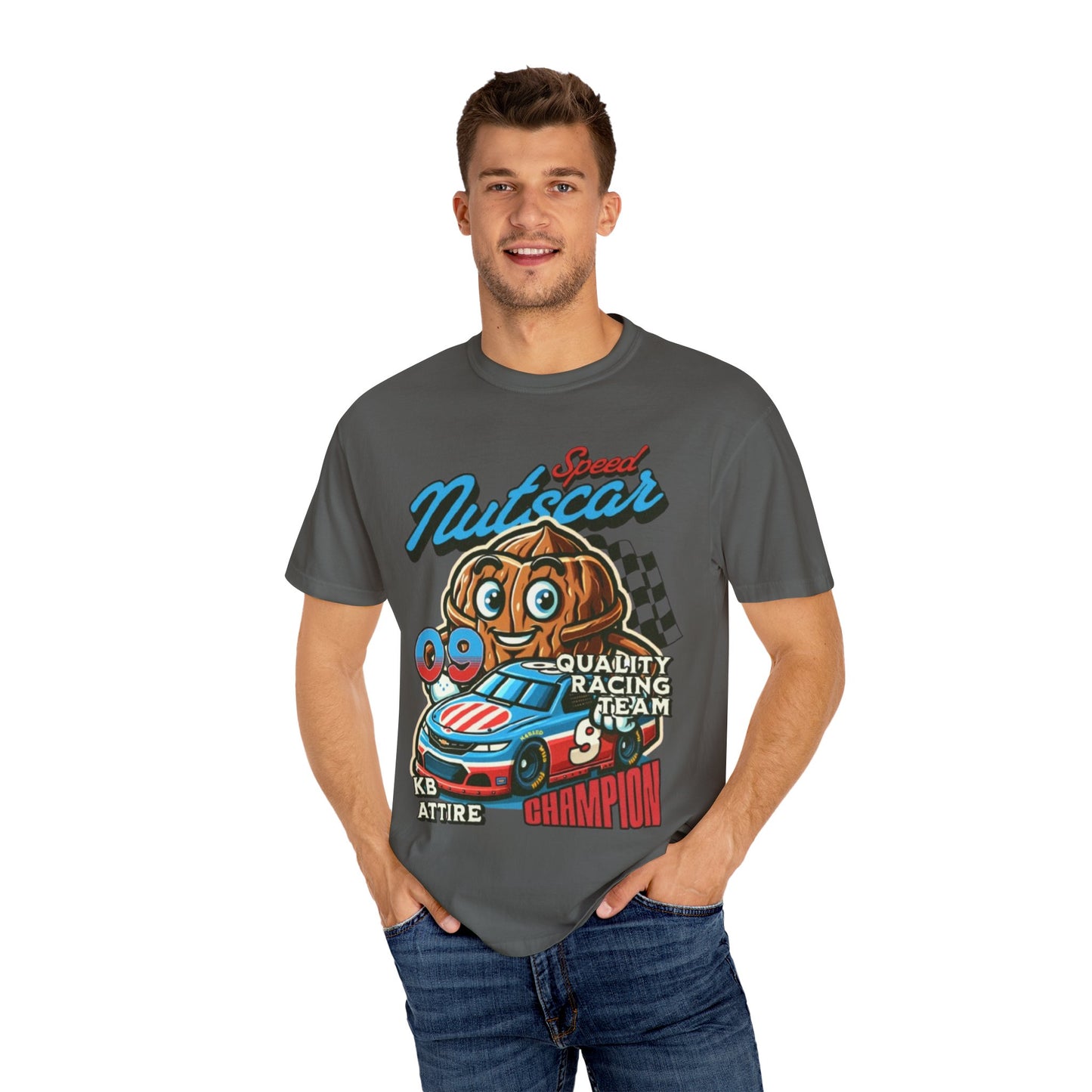 Champion Nutcar Racing T-Shirt | Unisex Garment-Dyed Tee for Racing Fans