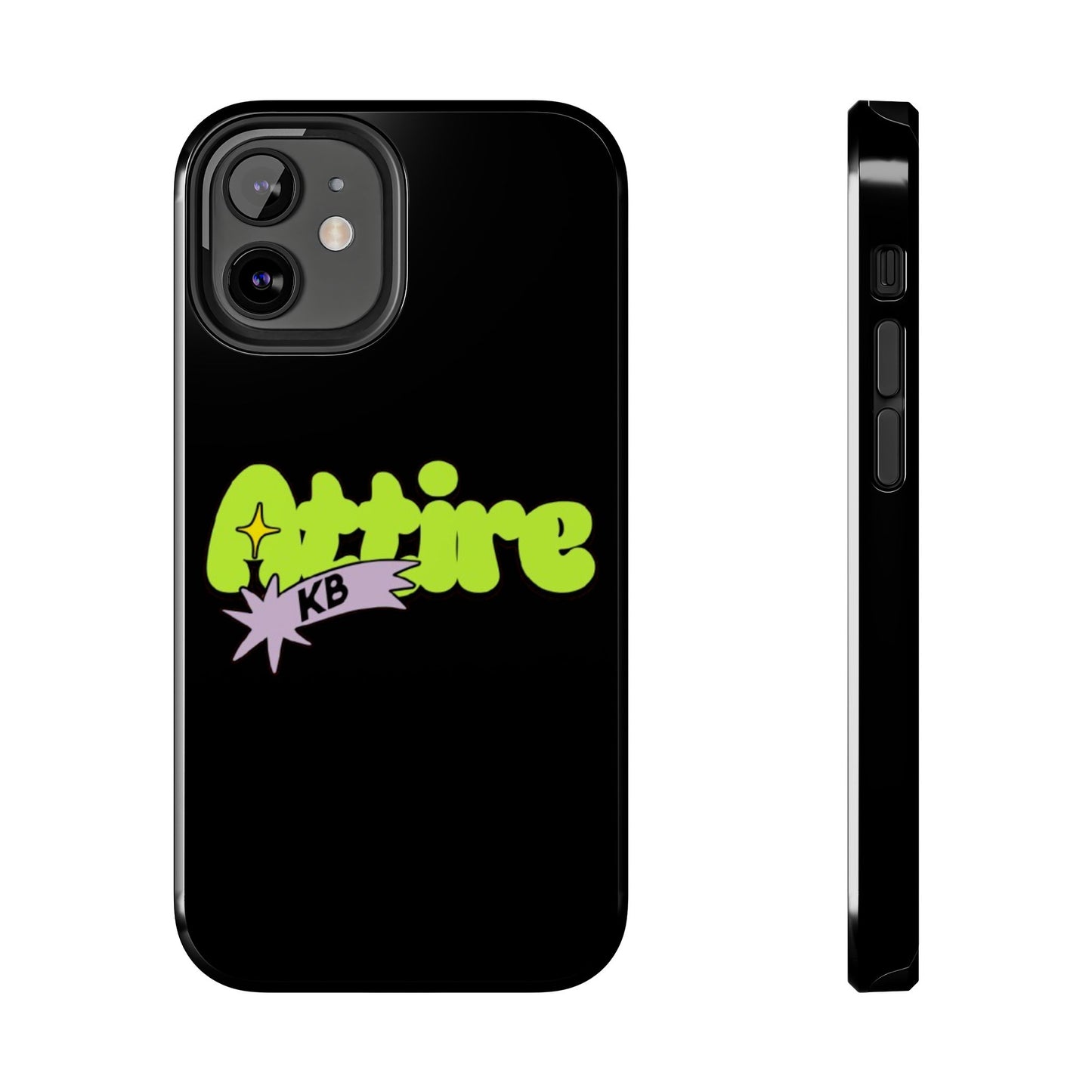 KB Attire Cartoon Phone Case (Black)