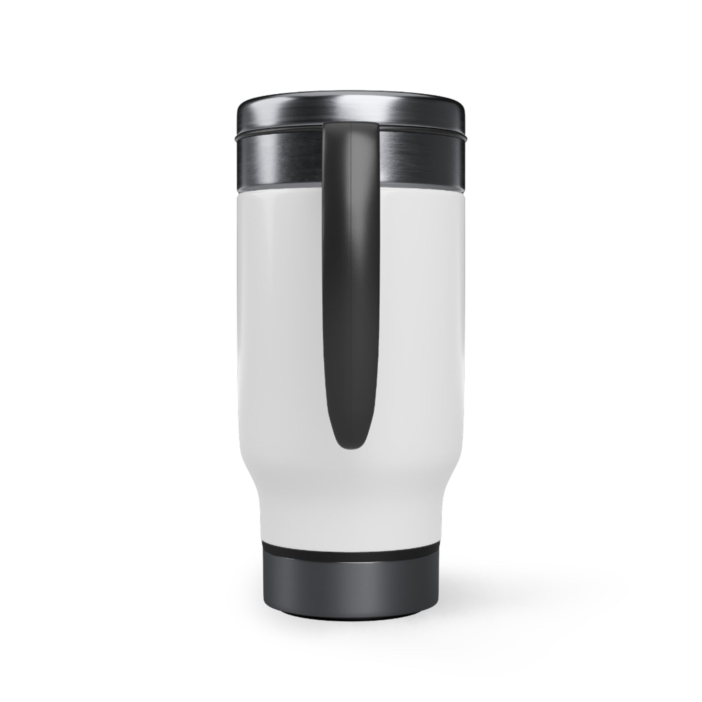 Custom KB Logo Attire Stainless Steel Travel Mug with Handle, 14oz