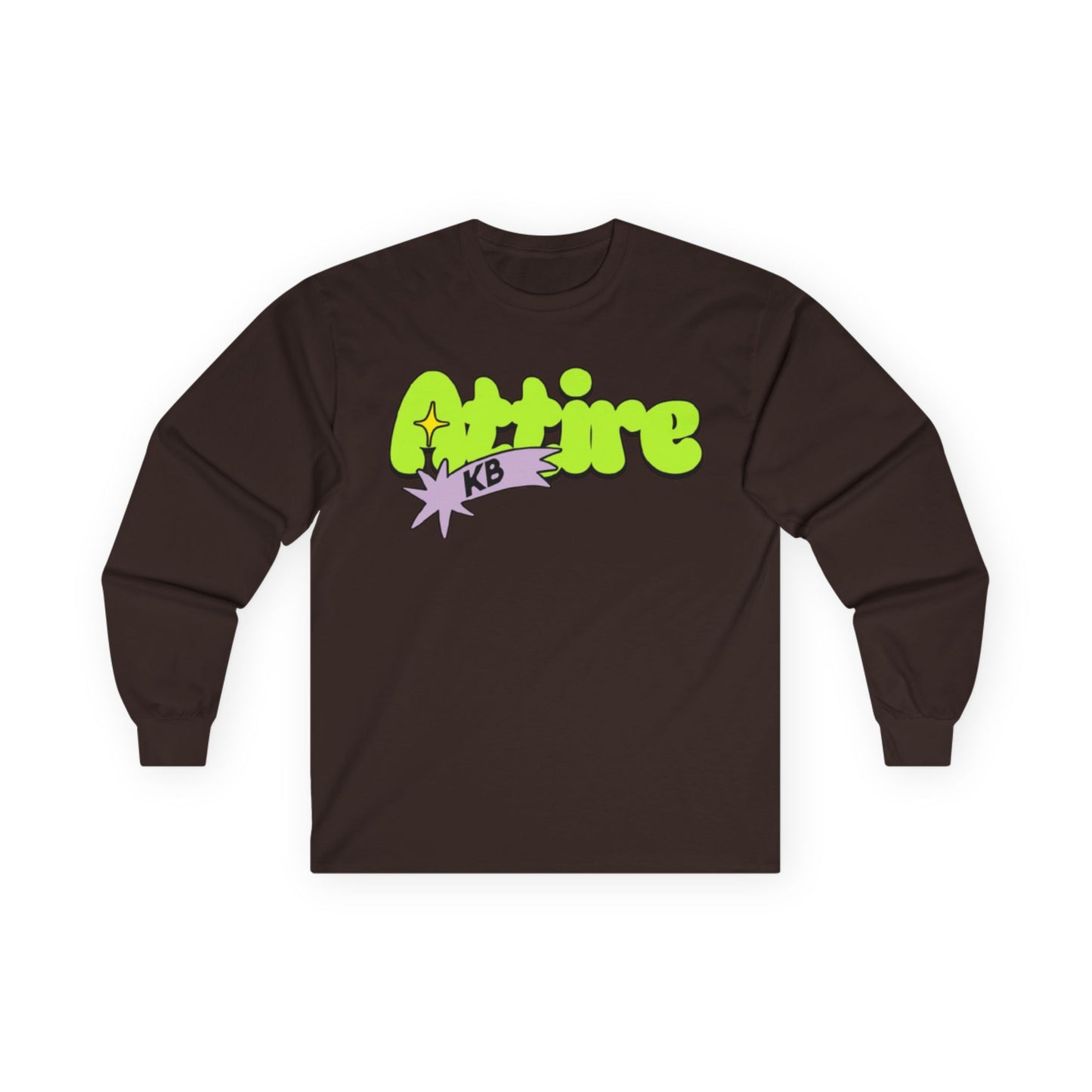 KB Attire Cartoon Graphic Long Sleeve Tee