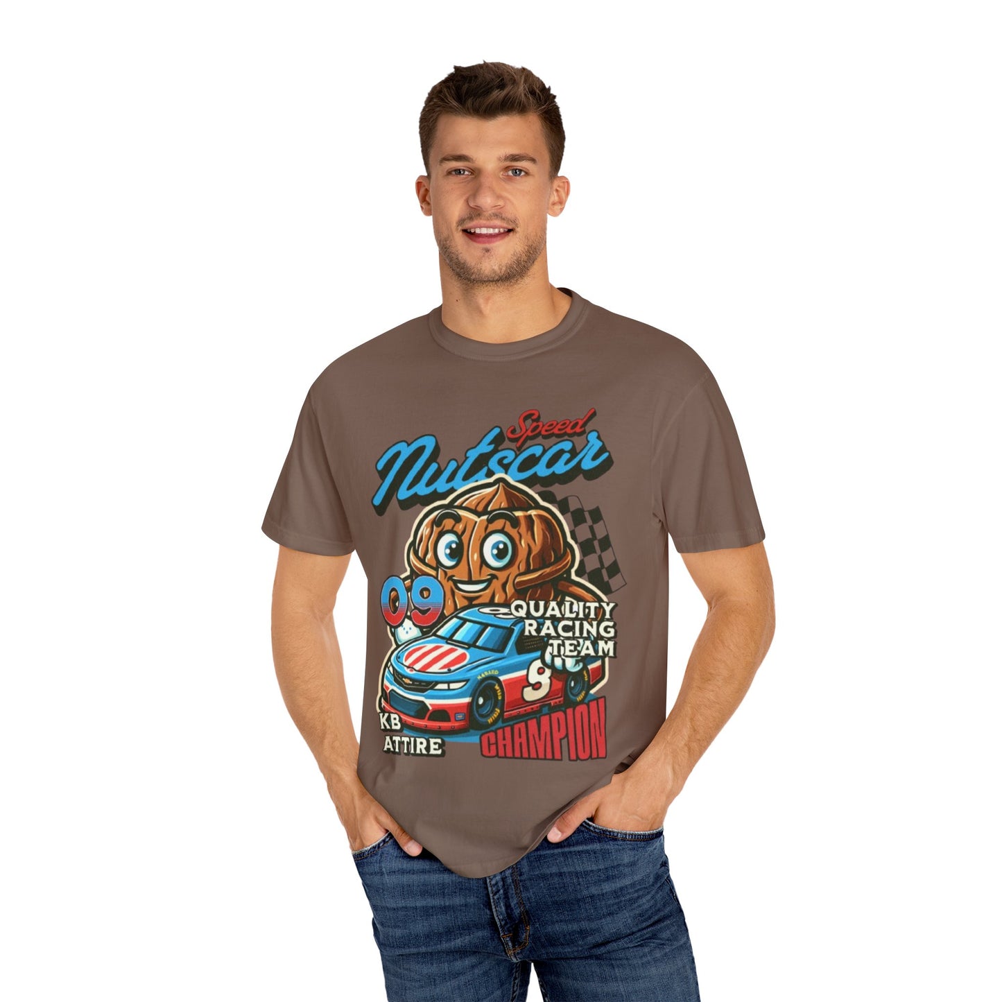 Champion Nutcar Racing T-Shirt | Unisex Garment-Dyed Tee for Racing Fans