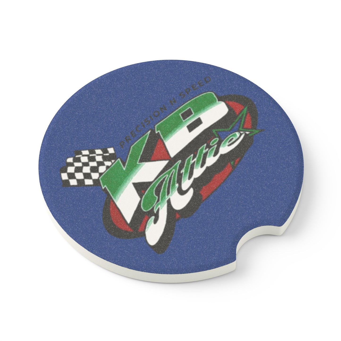 KB Attire Soapstone Car Coaster (Blue)