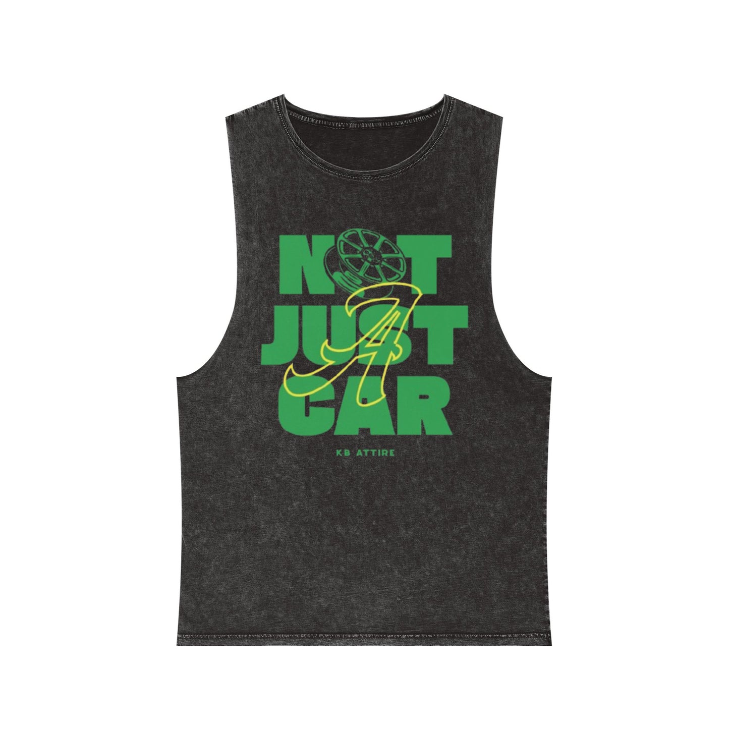 Unisex Stonewash 'Not Just A Car' Tank Top