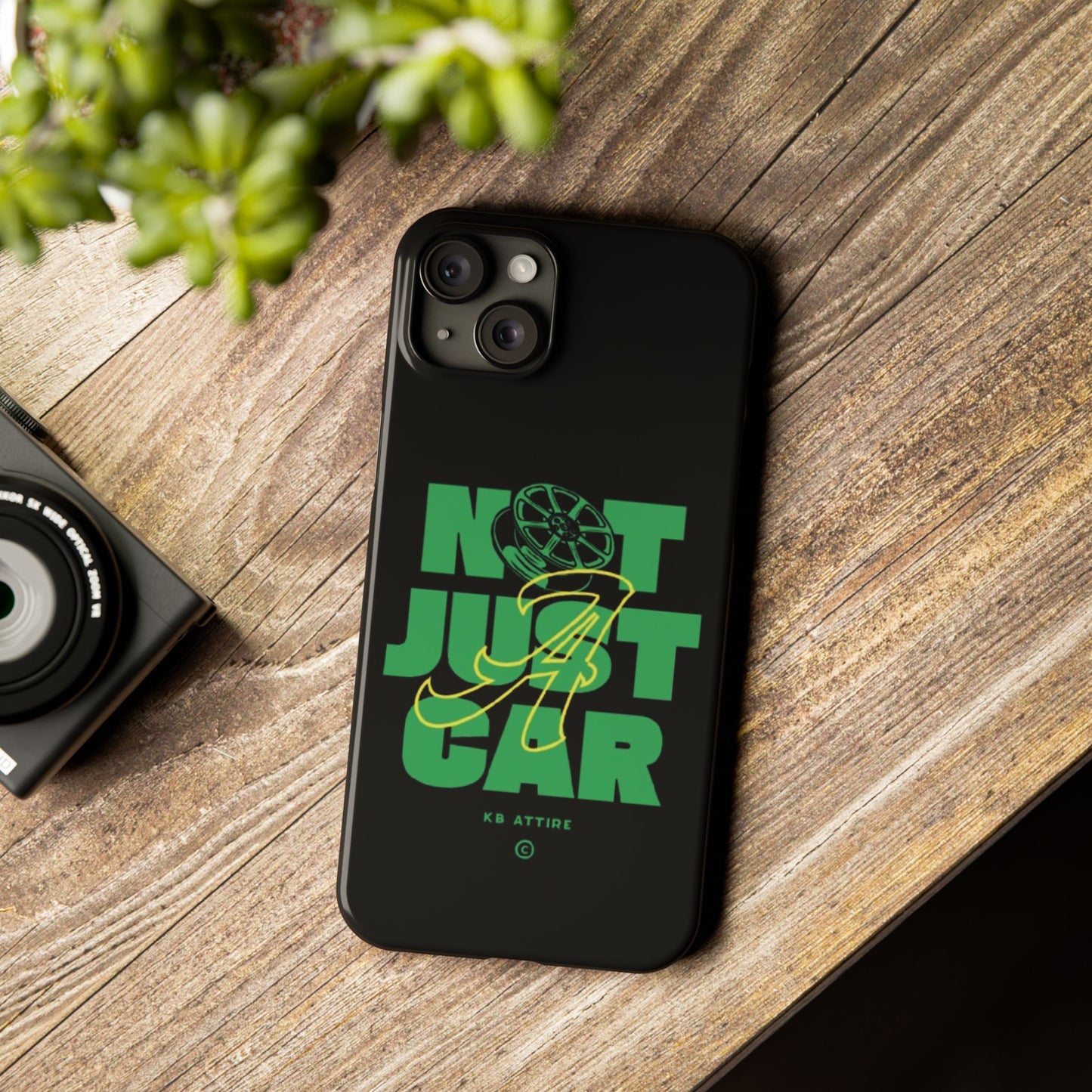 Not Just A Car Slim IPhone Cases (Black)