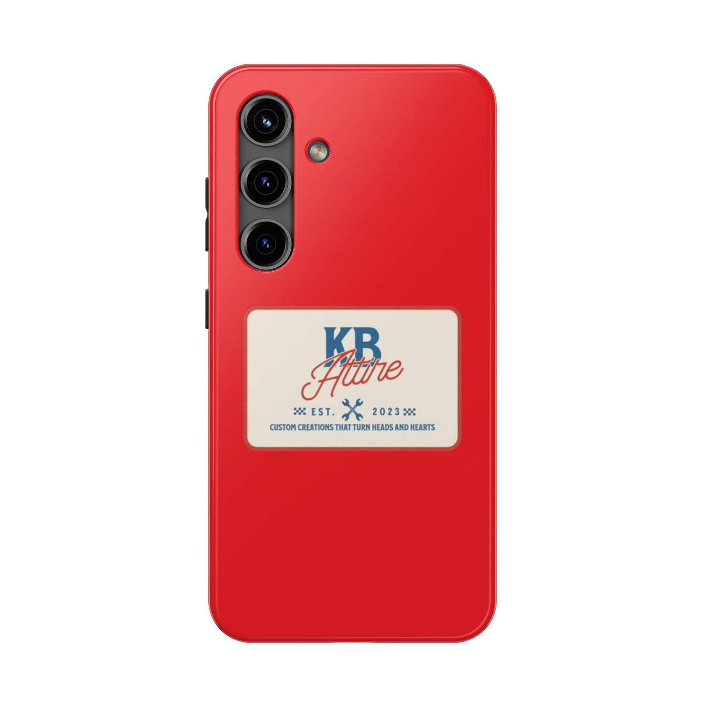 KB Attire 'The Patch' Phone Case (Red)