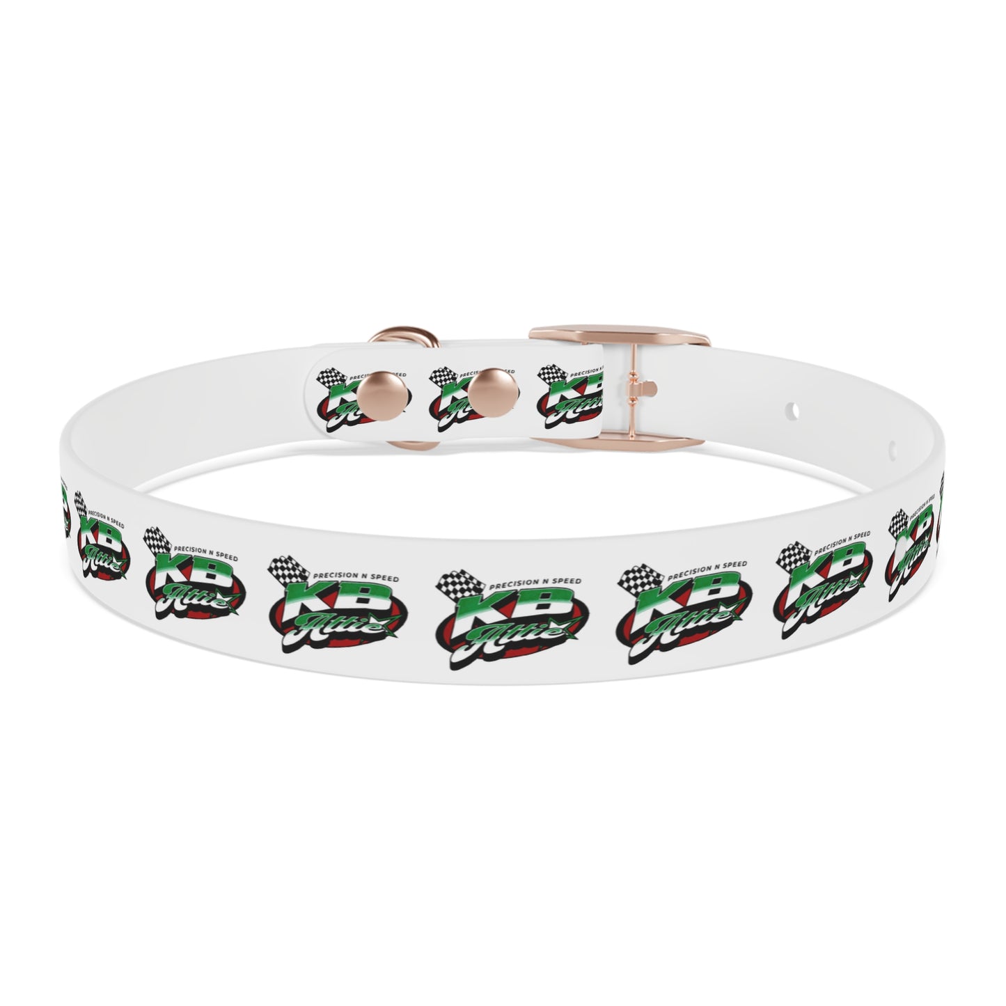 KB Attire Race-Themed Dog Collar