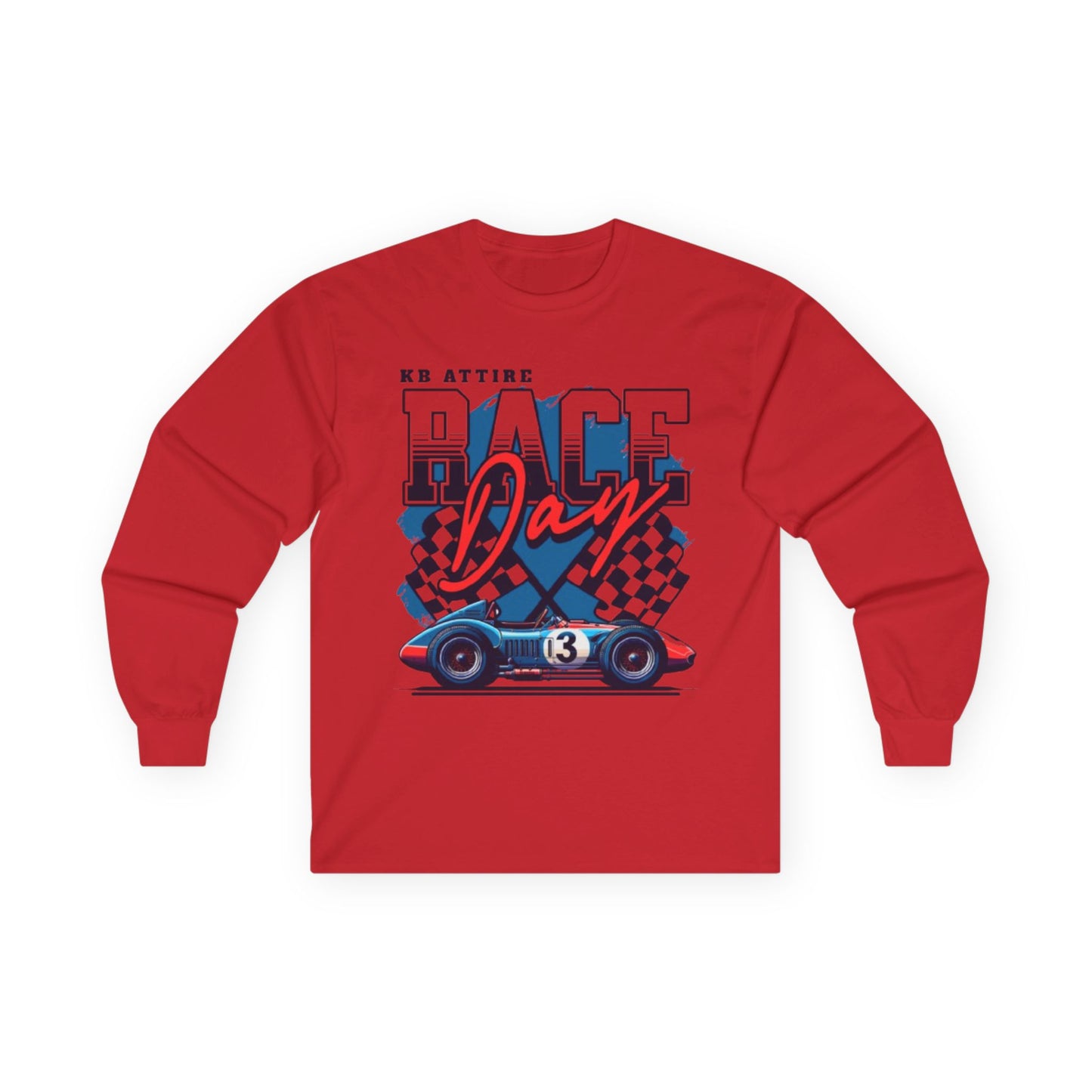 Men's 'Race Day' Long Sleeve Tee