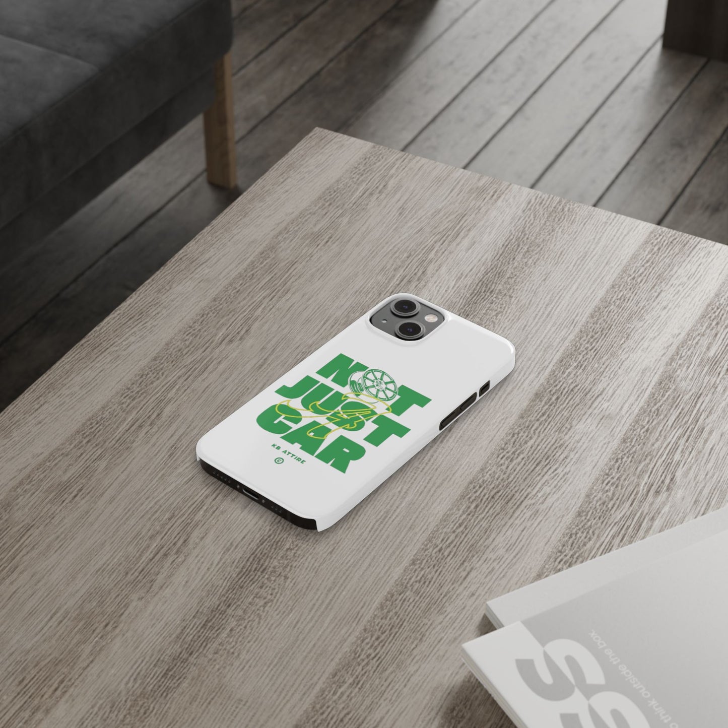 Not Just A Car Slim IPhone Cases (White)
