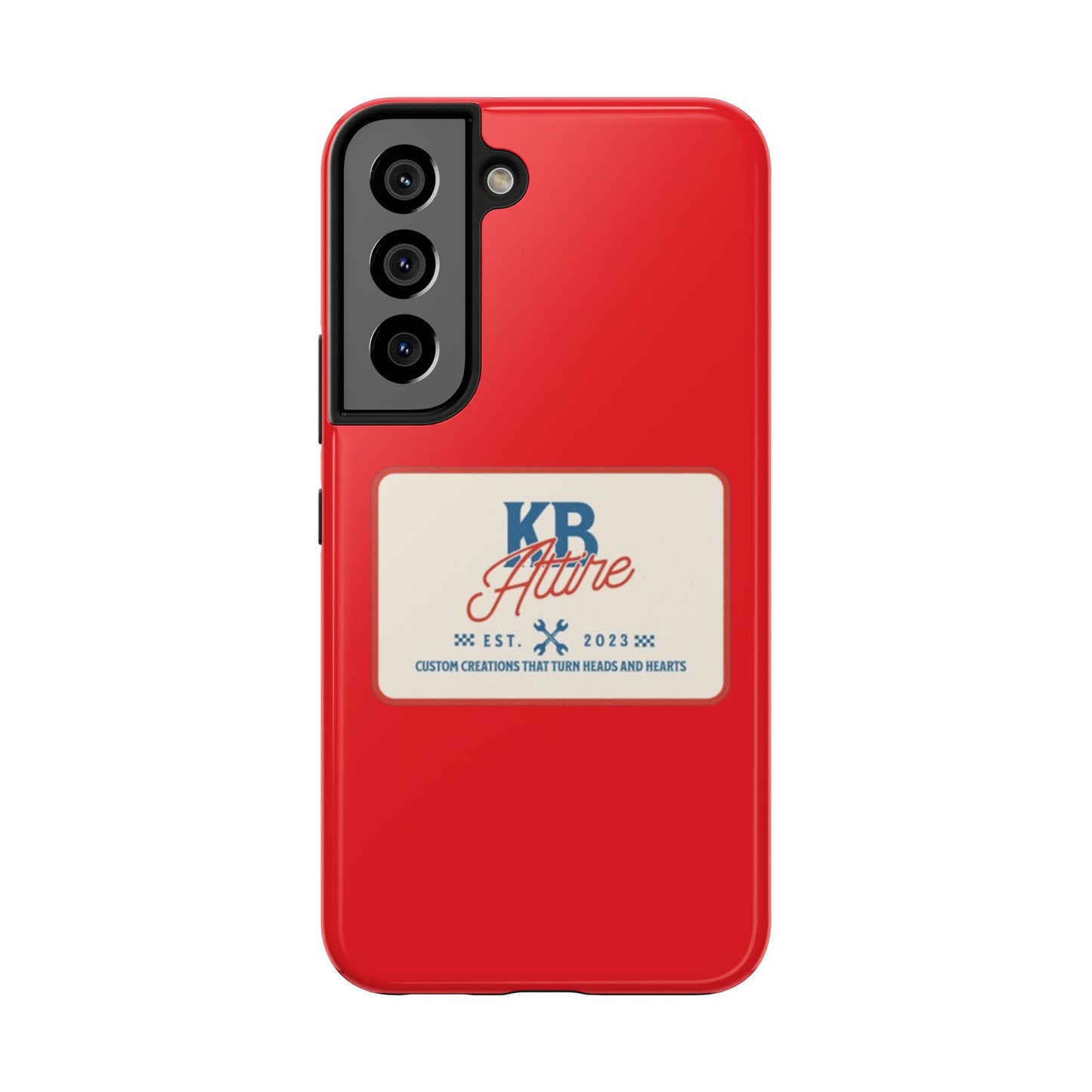 KB Attire 'The Patch' Phone Case (Red)