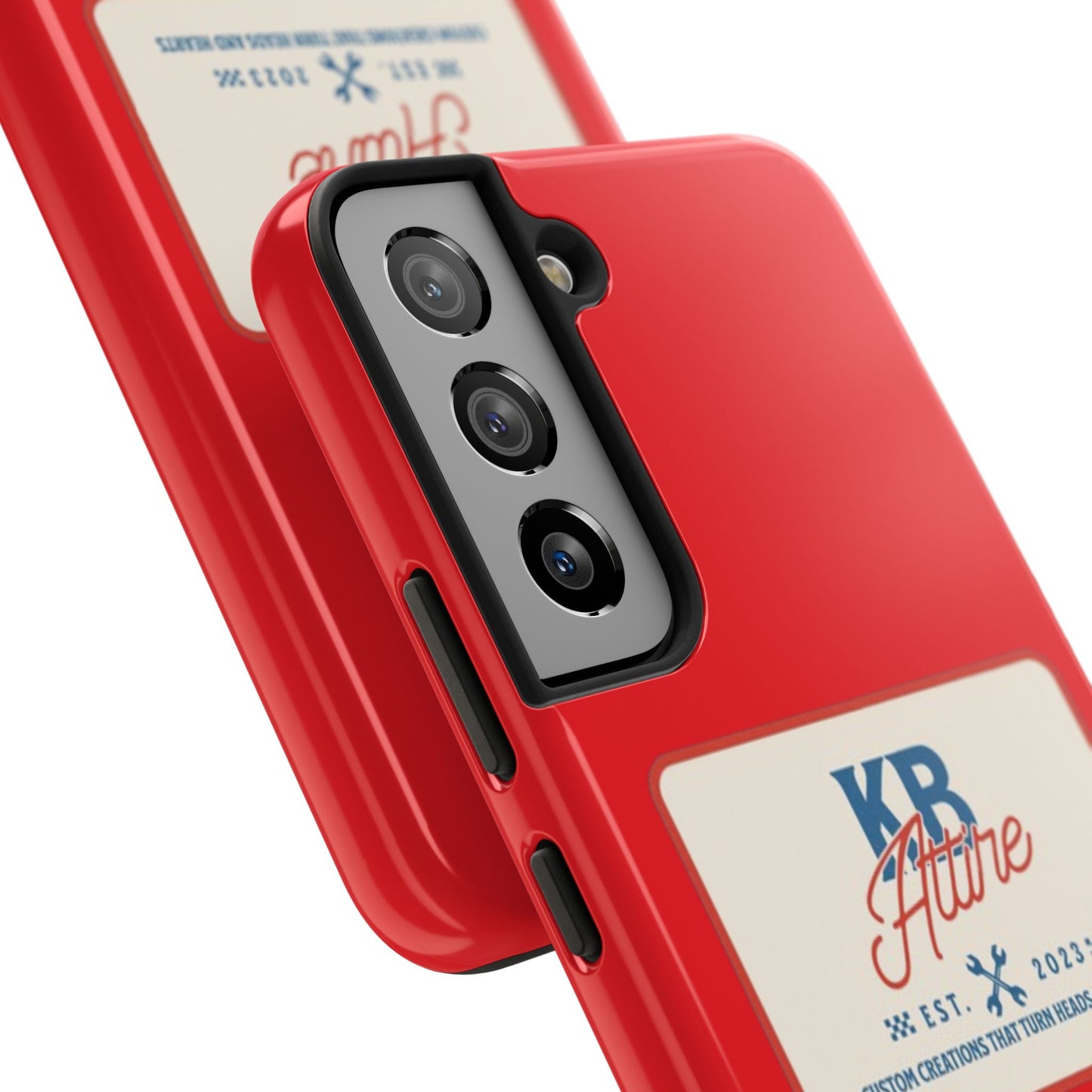 KB Attire 'The Patch' Phone Case (Red)