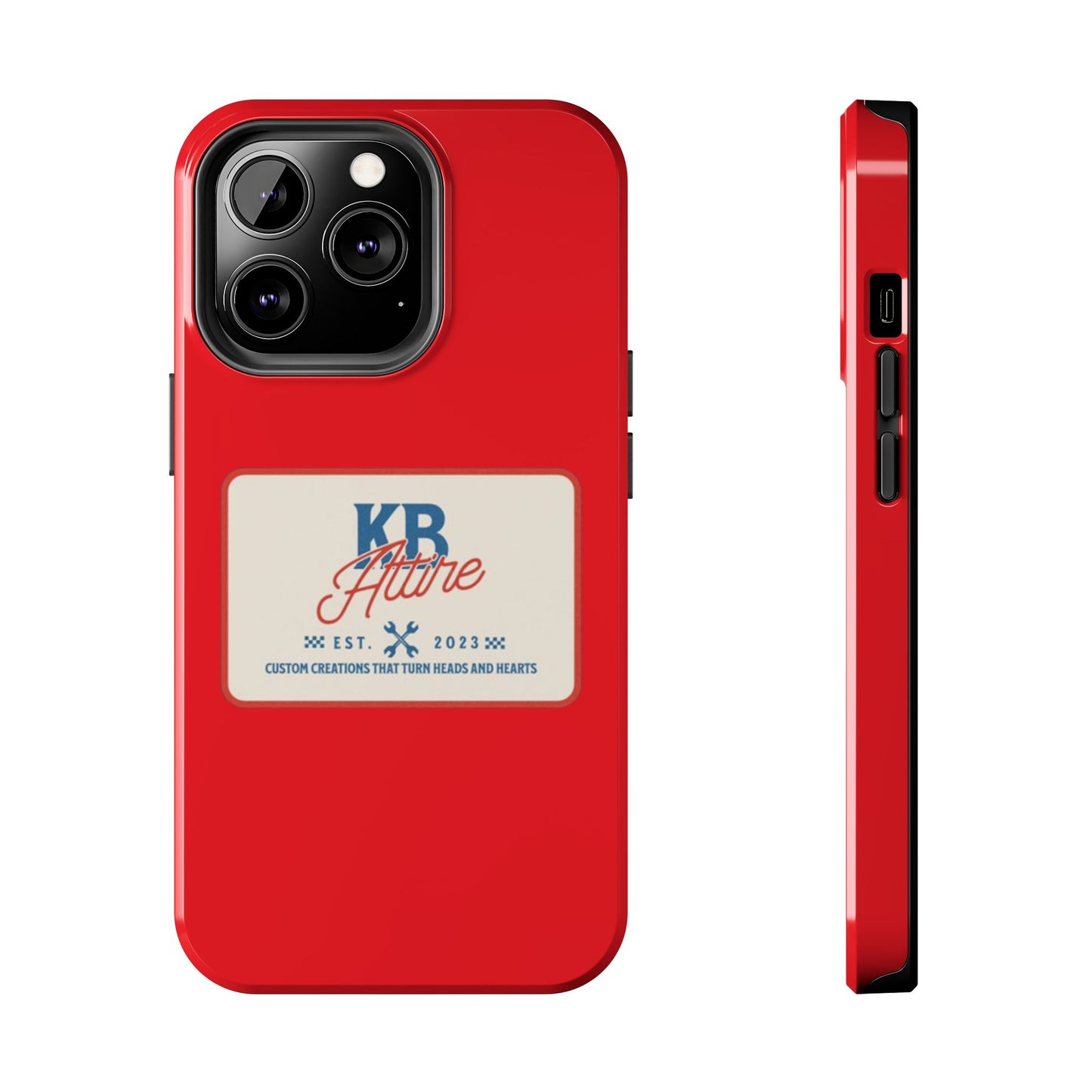 KB Attire 'The Patch' Phone Case (Red)