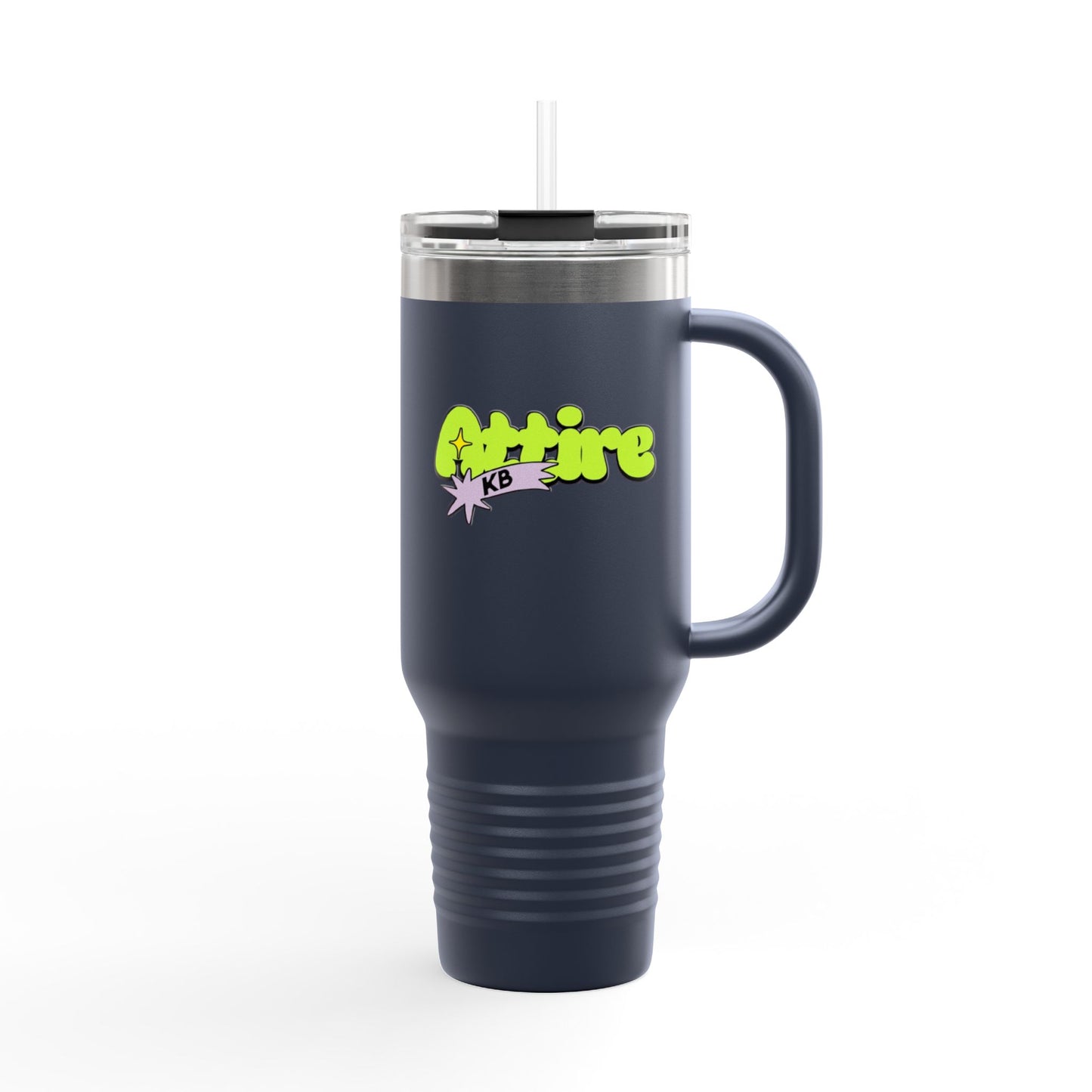 KB Attire Cartoon Travel Mug for On-the-Go 40oz Thermal Cup