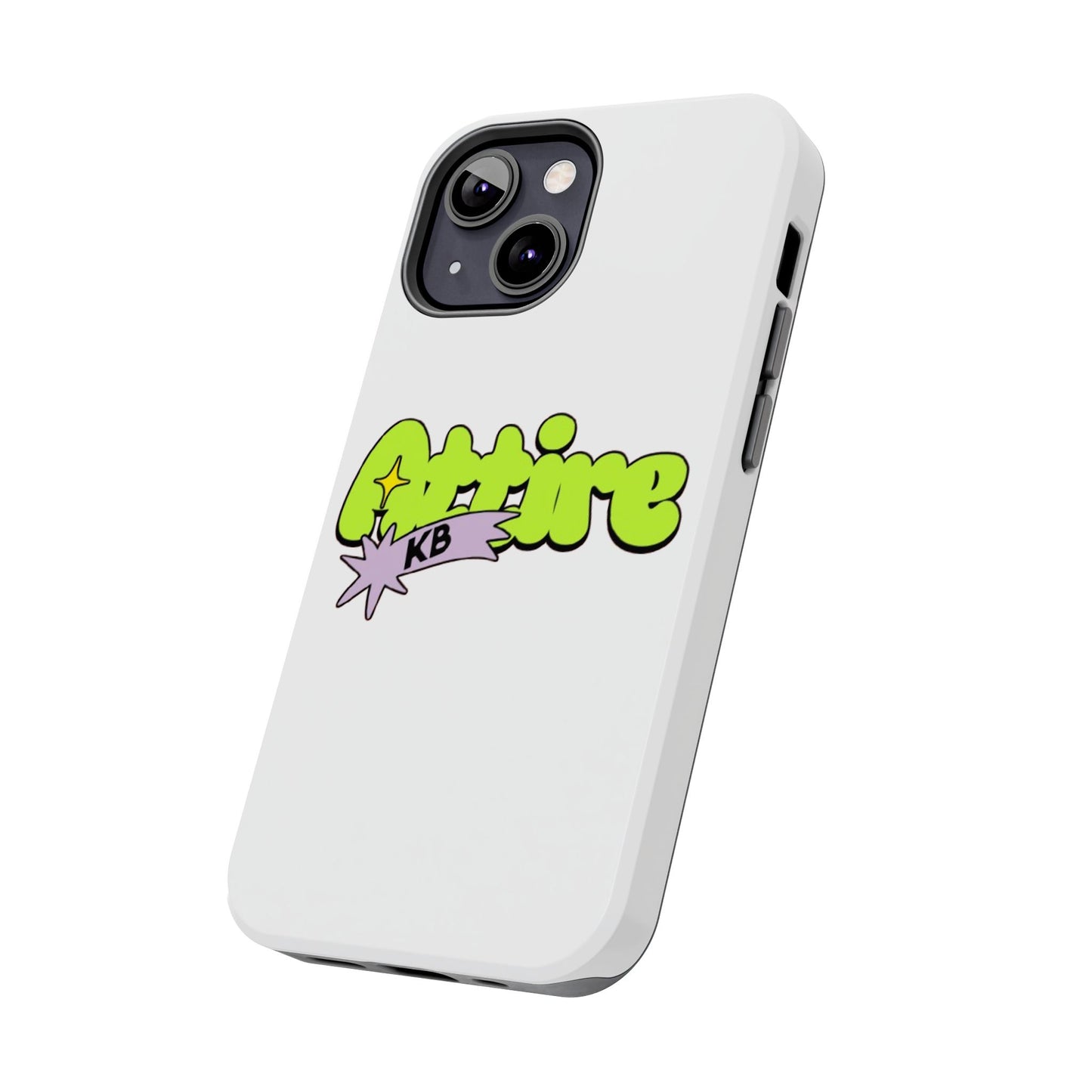 KB Attire Cartoon Phone Case (White)