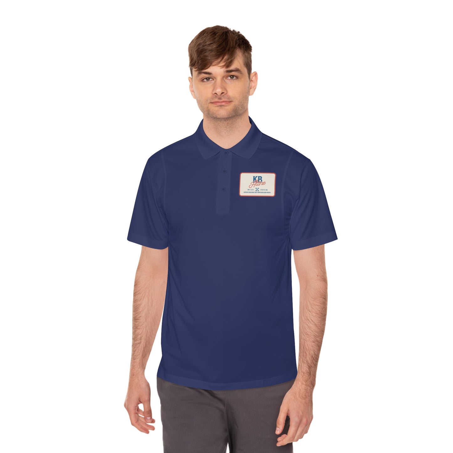 KB Attire "The Patch" Men's Sport Polo Shirt