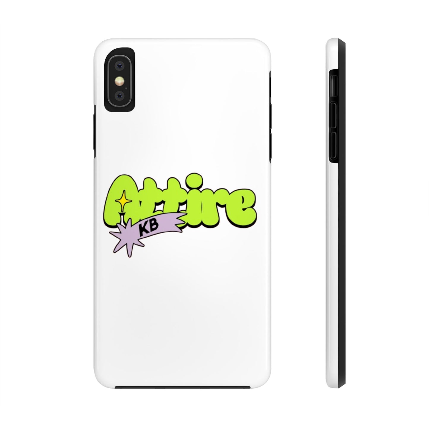 KB Attire Cartoon Phone Case (White)