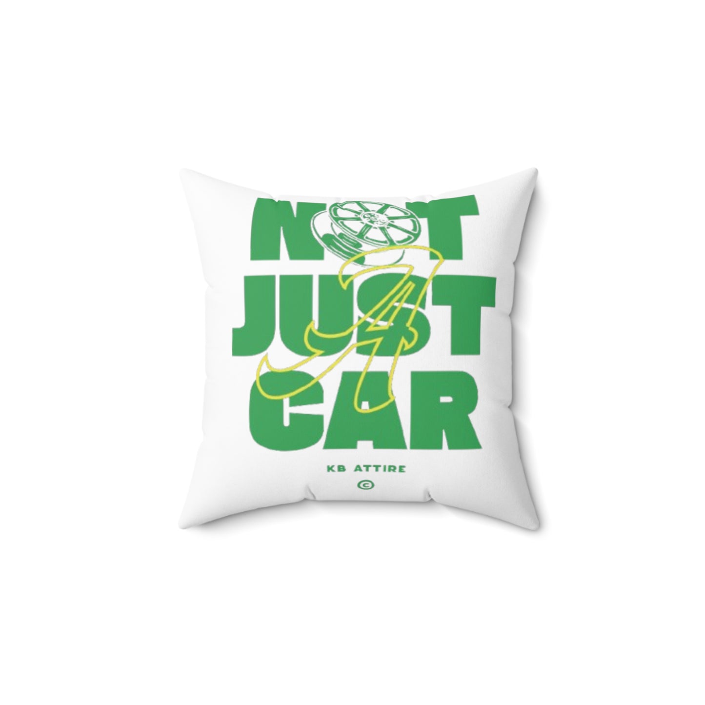 KB Attire "Not Just a Car" Pillow