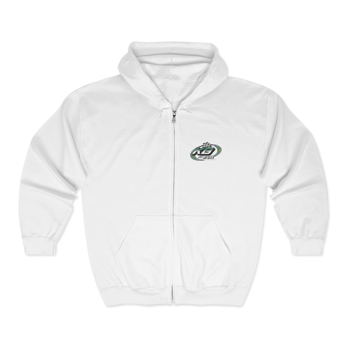 KB Attire Unisex Heavy Full Zip Hooded Sweatshirt