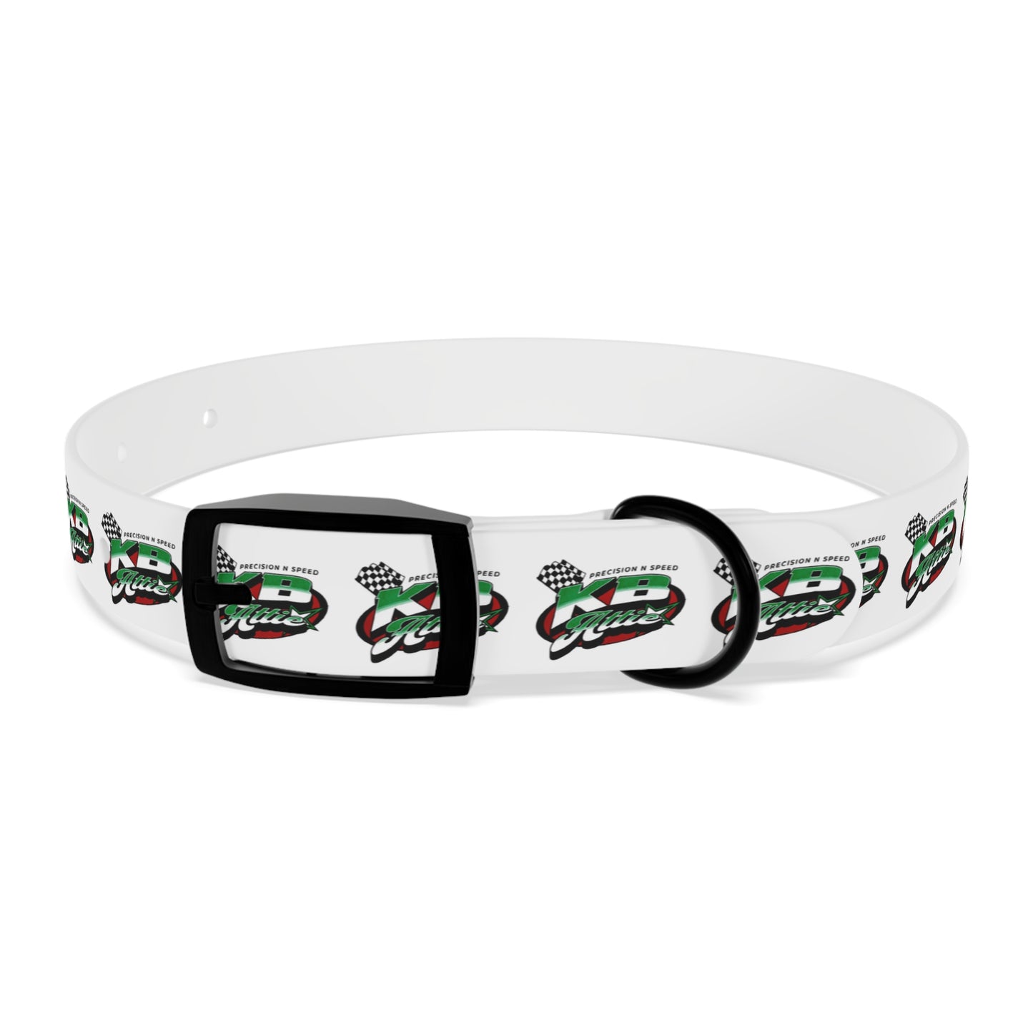 KB Attire Race-Themed Dog Collar