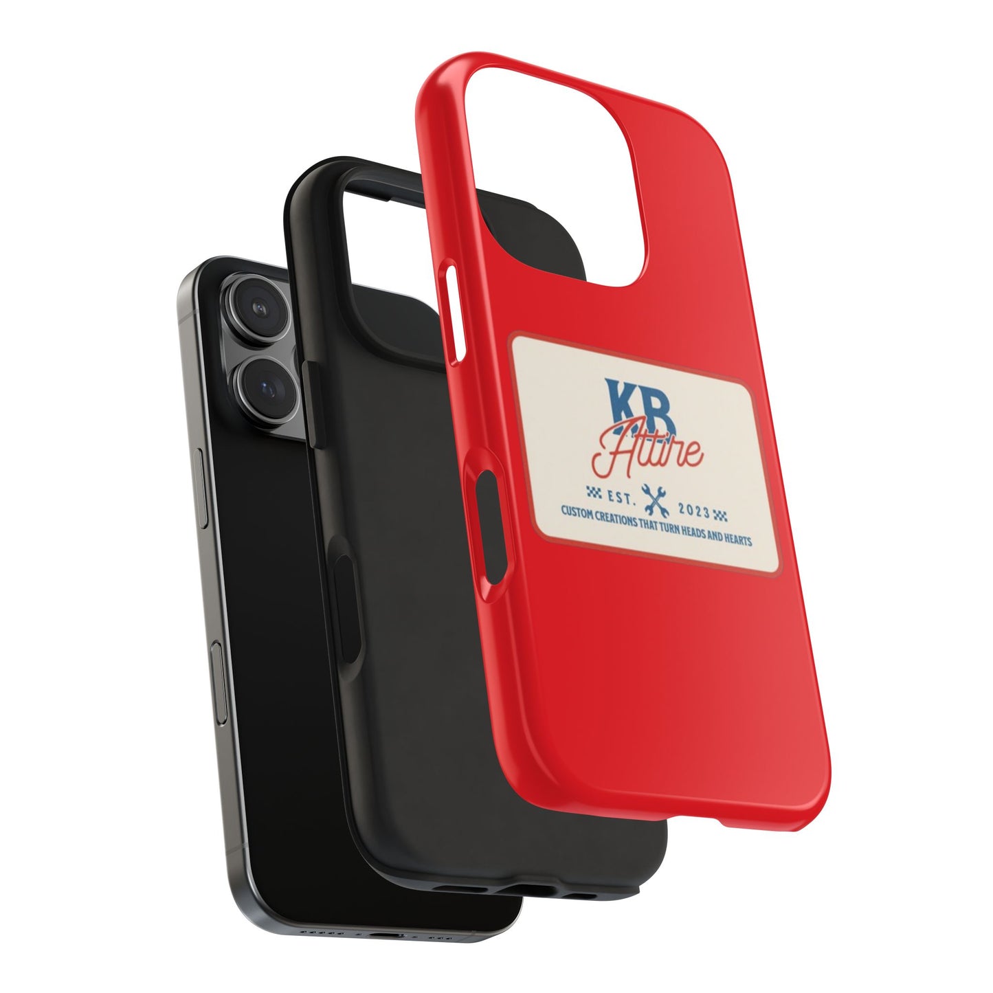 KB Attire 'The Patch' Phone Case (Red)