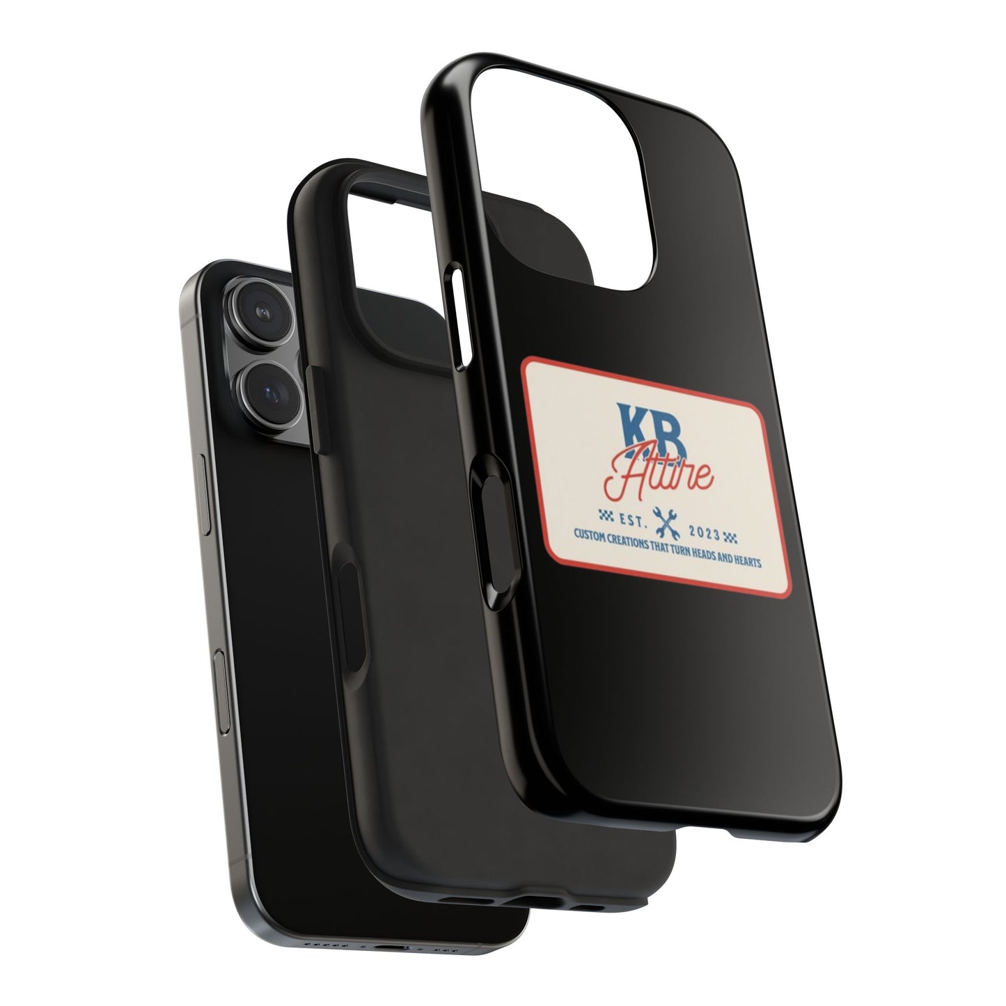 KB Attire 'The Patch' Phone Case (Black)