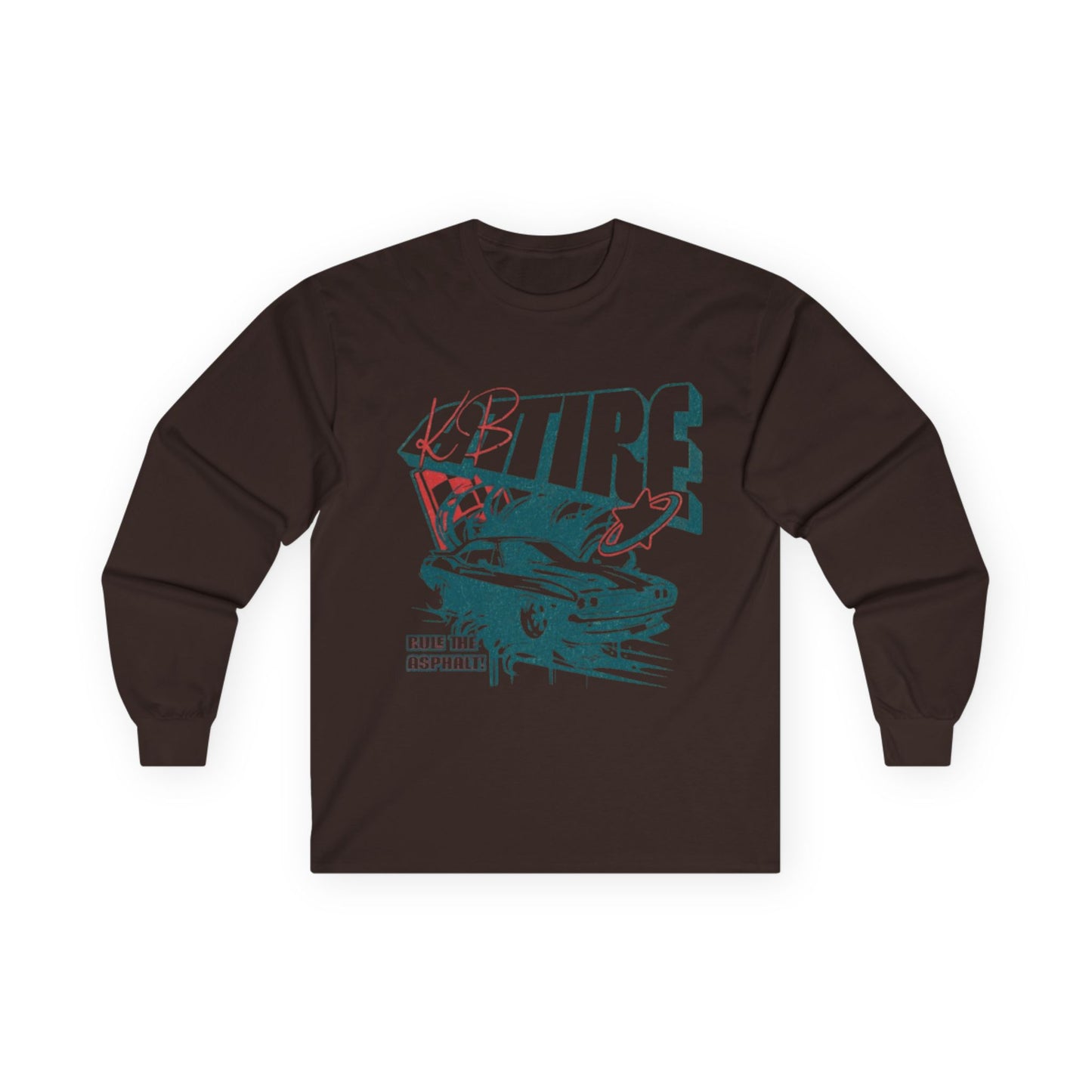 'Retro Car' Long Sleeve Tee