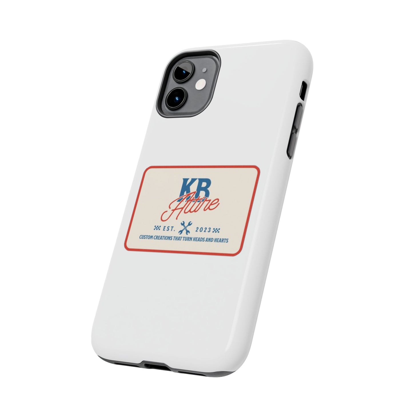 KB Attire 'The Patch' Phone Case (White)
