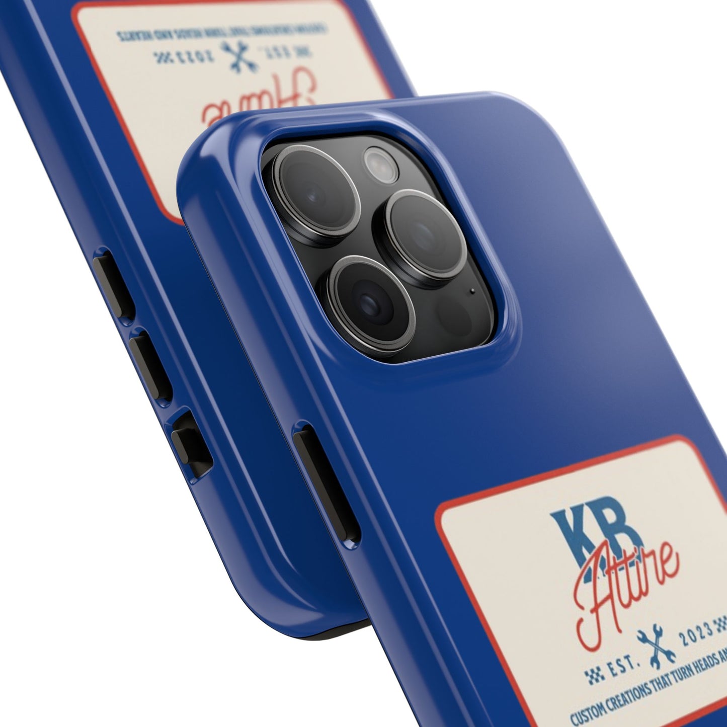 KB Attire 'The Patch' Phone Case (Blue)