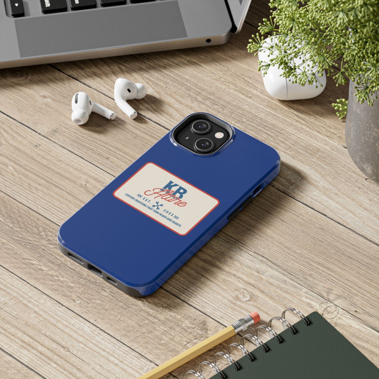 KB Attire 'The Patch' Phone Case (Blue)