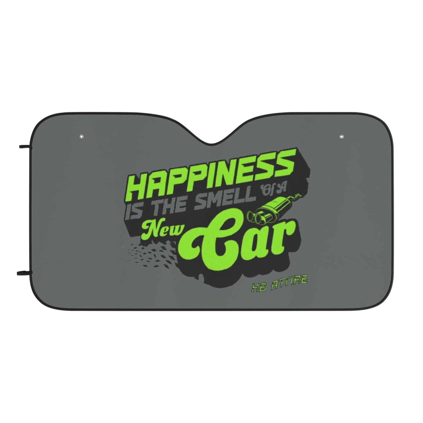 KB Attire "Happiness Of A New Car" Car Sun Shades