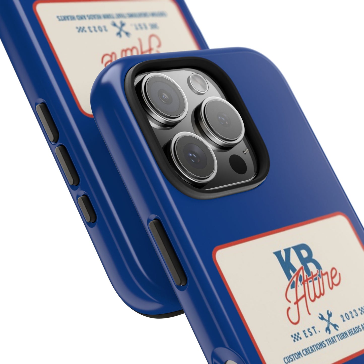 KB Attire 'The Patch' Phone Case (Blue)
