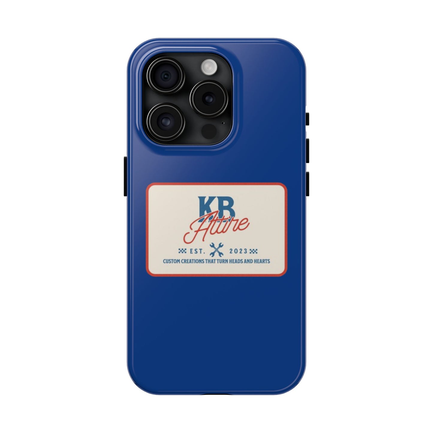 KB Attire 'The Patch' Phone Case (Blue)