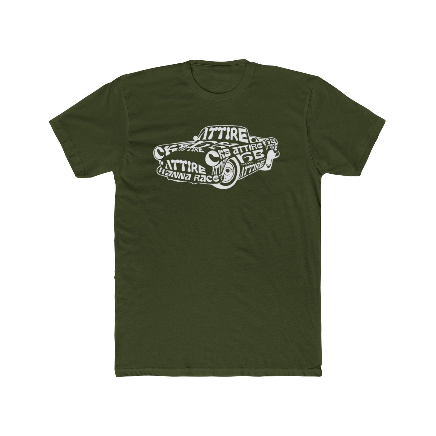 Retro Racing Unisex Cotton Crew Tee - Perfect Gift for Car Enthusiasts
