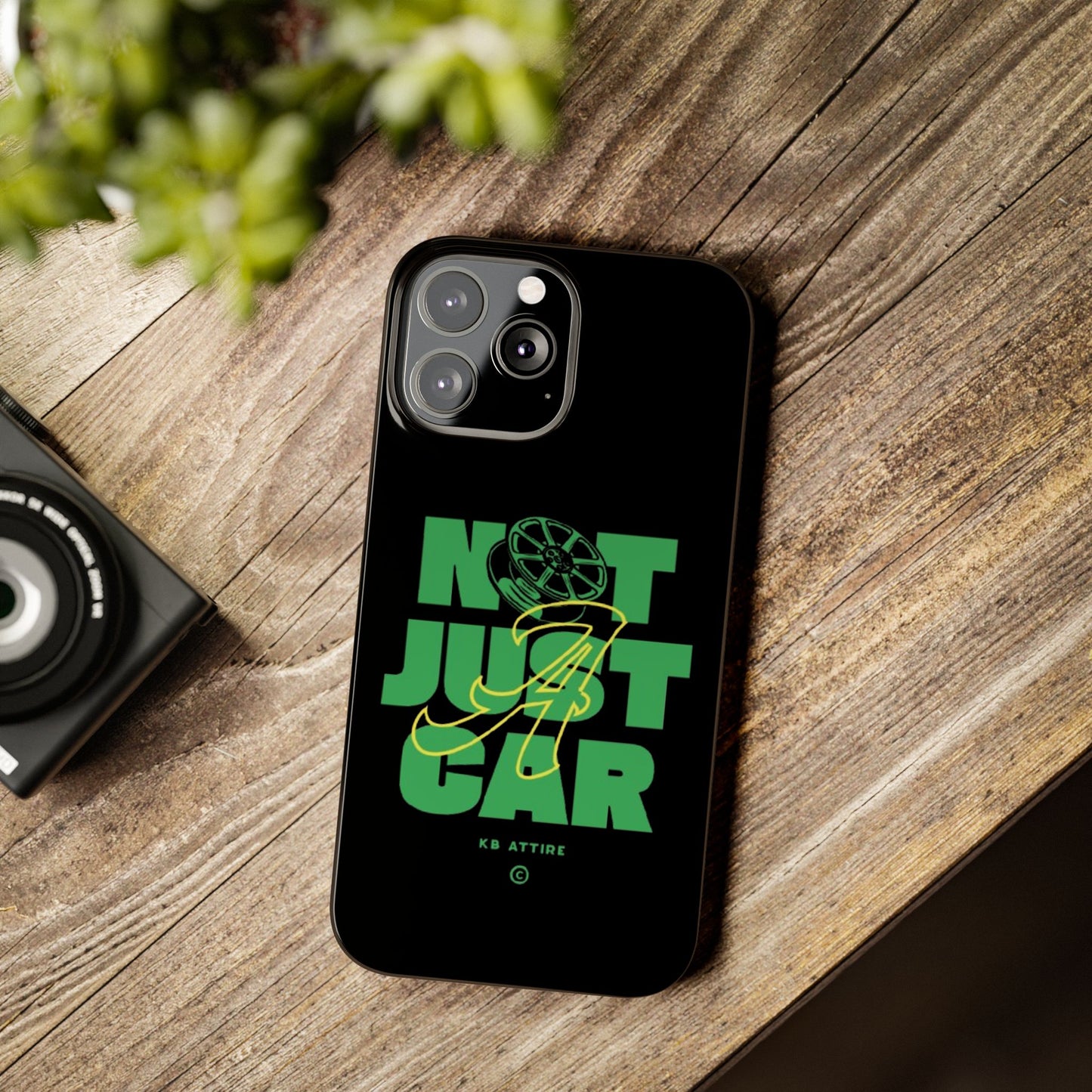 Not Just A Car Slim IPhone Cases (Black)