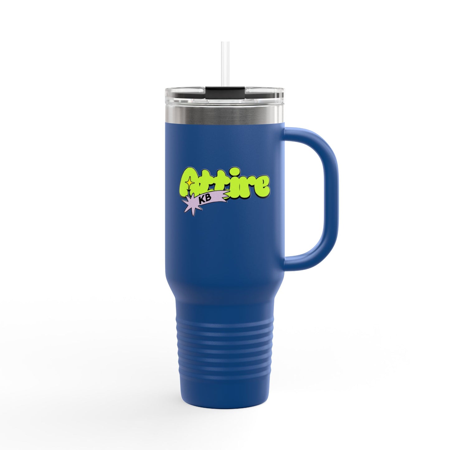 KB Attire Cartoon Travel Mug for On-the-Go 40oz Thermal Cup