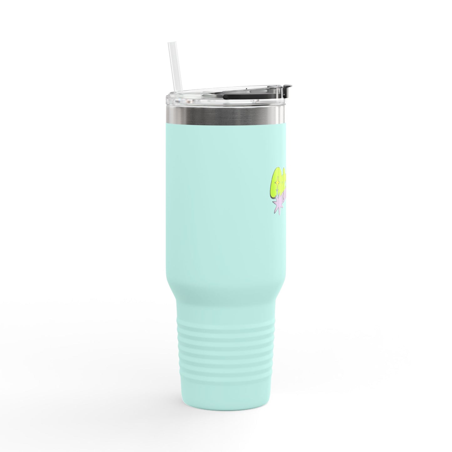 KB Attire Cartoon Travel Mug for On-the-Go 40oz Thermal Cup