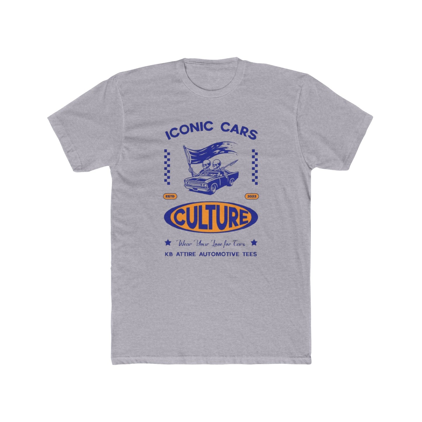 Iconic Cars Culture Unisex Cotton Crew Tee - Perfect for Car Enthusiasts