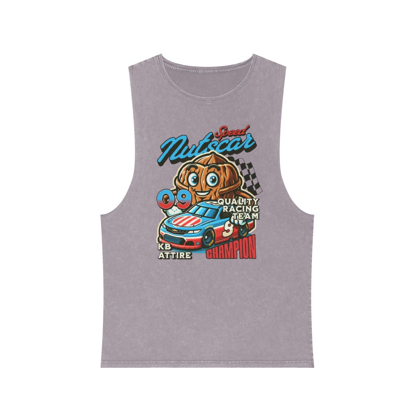 Vintage 'Nutscar Racing' Unisex Stonewash Tank Top