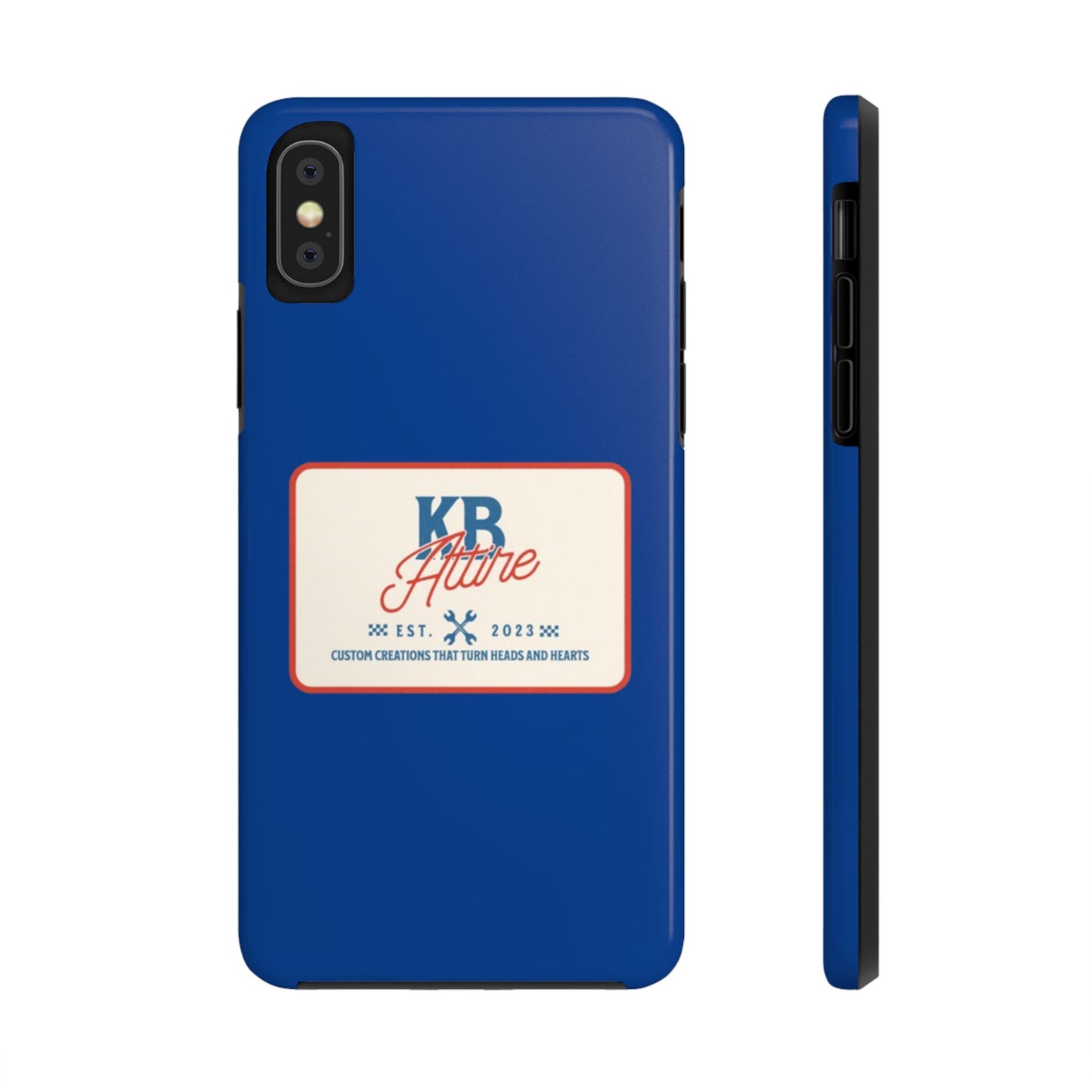 KB Attire 'The Patch' Phone Case (Blue)