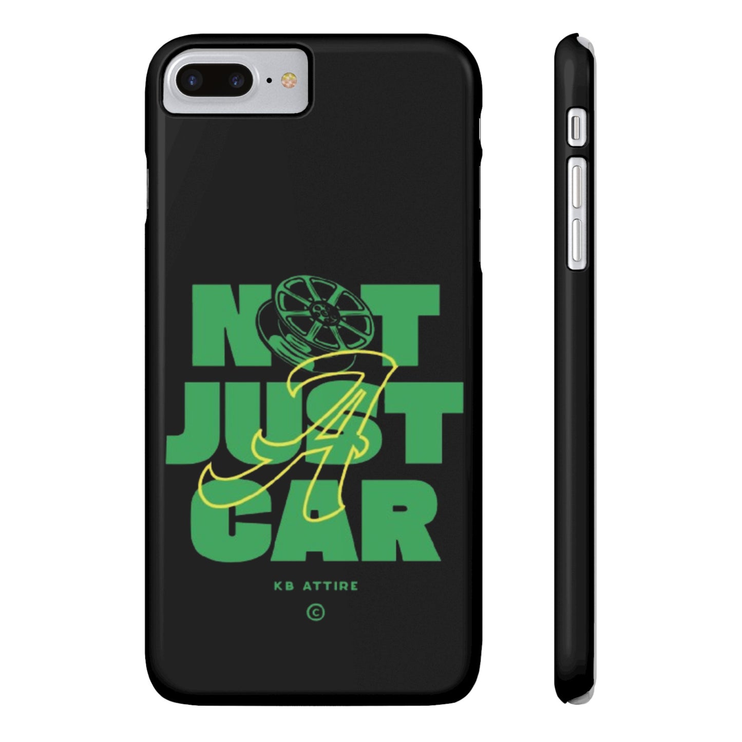 Not Just A Car Slim IPhone Cases (Black)