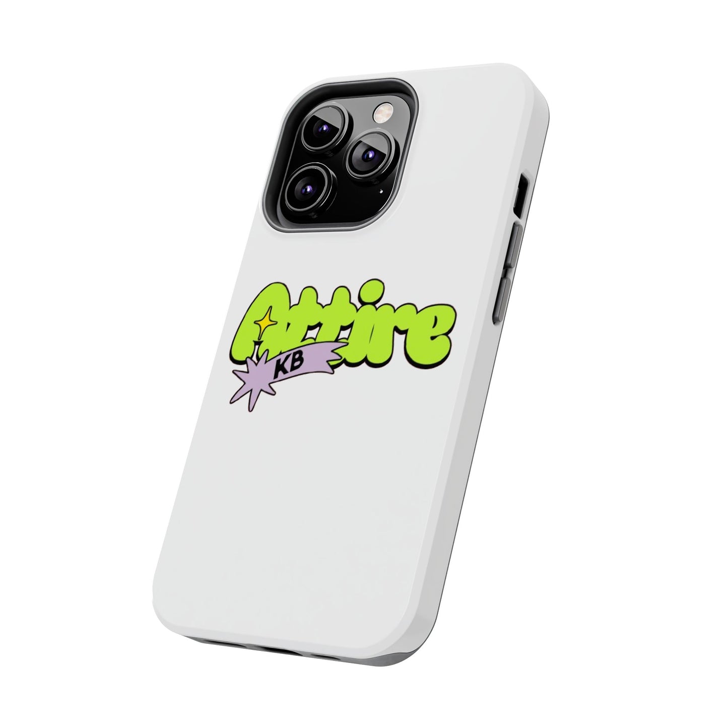 KB Attire Cartoon Phone Case (White)